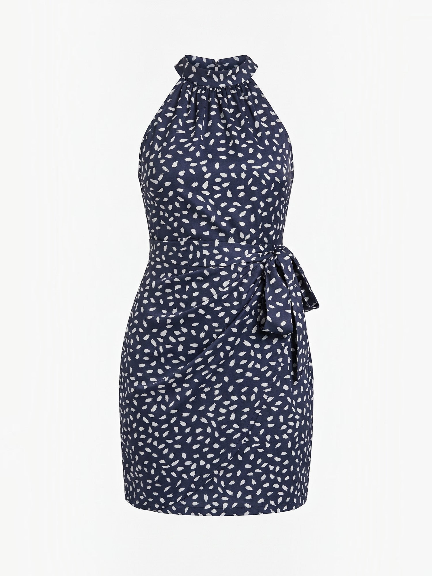 Gillian Minikleid mit Neckholder und Bindedetail