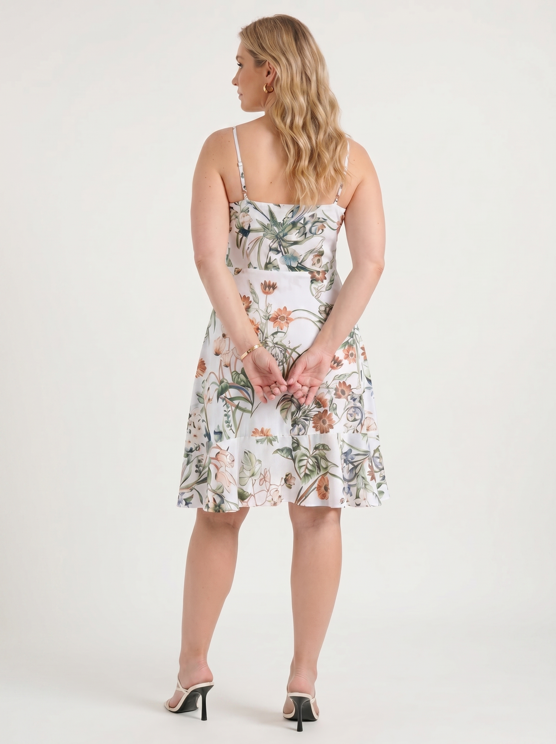 Willow Minikleid mit Wickeloptik und Volantsaum