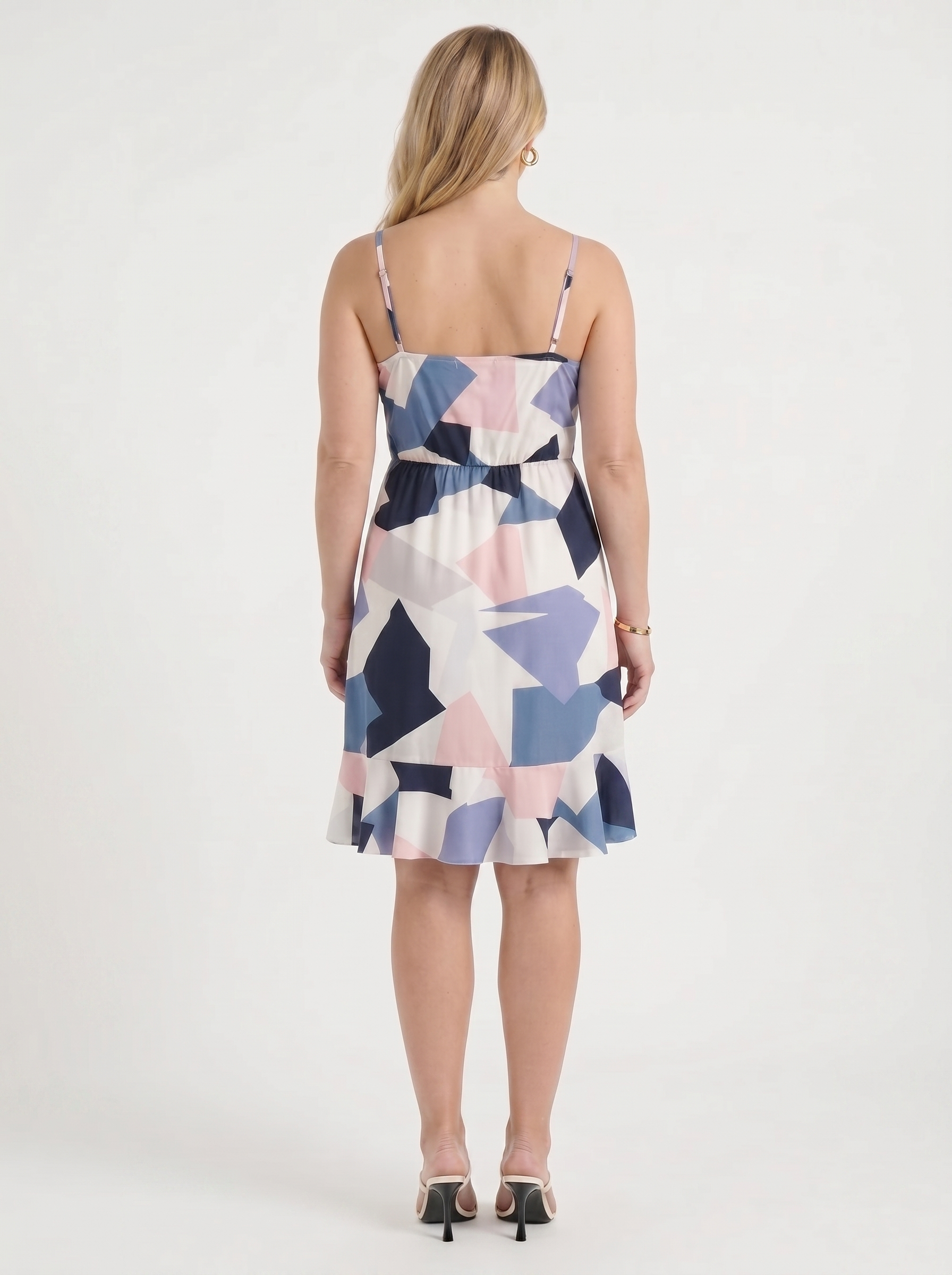 Willow Minikleid mit Wickeloptik und Volantsaum