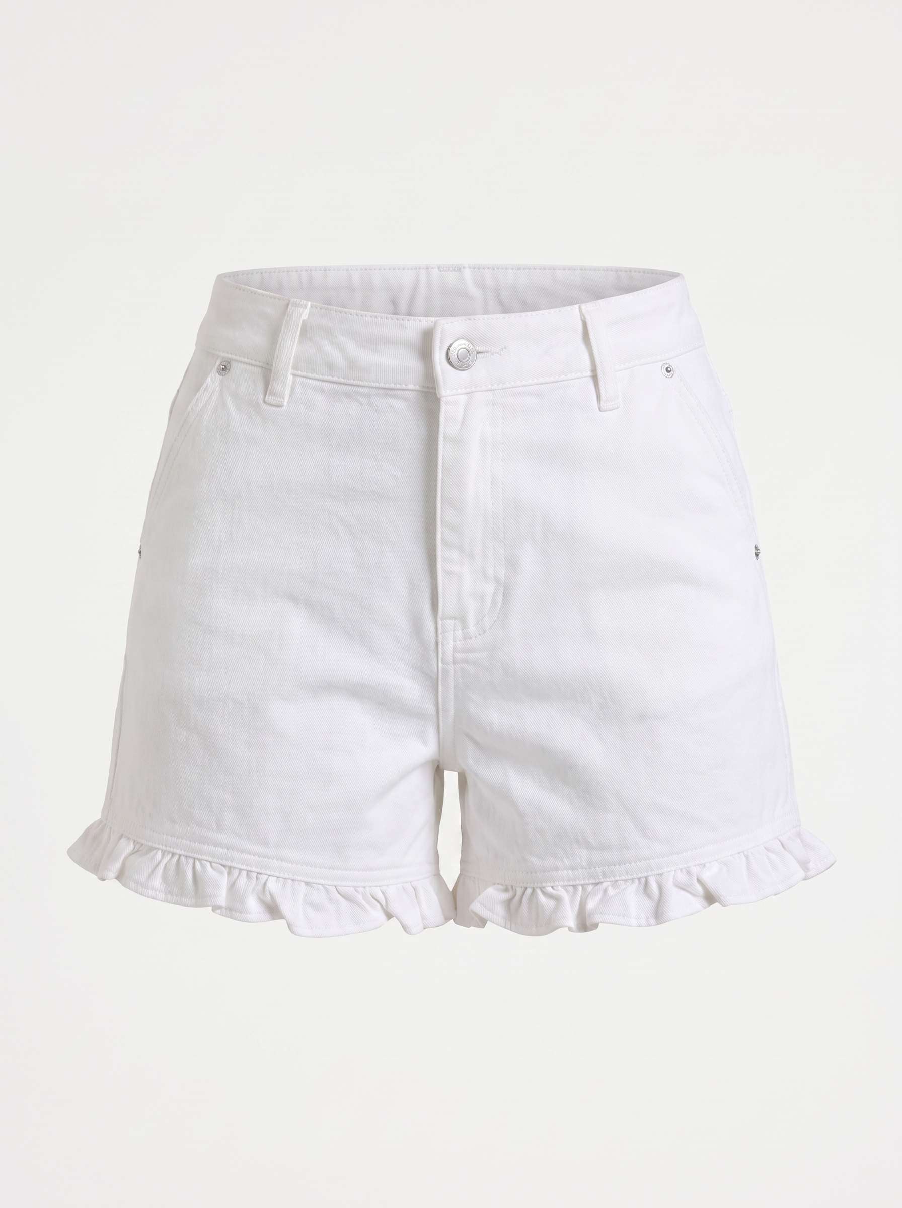 Kaia Jeansshorts mit Rüschensaum