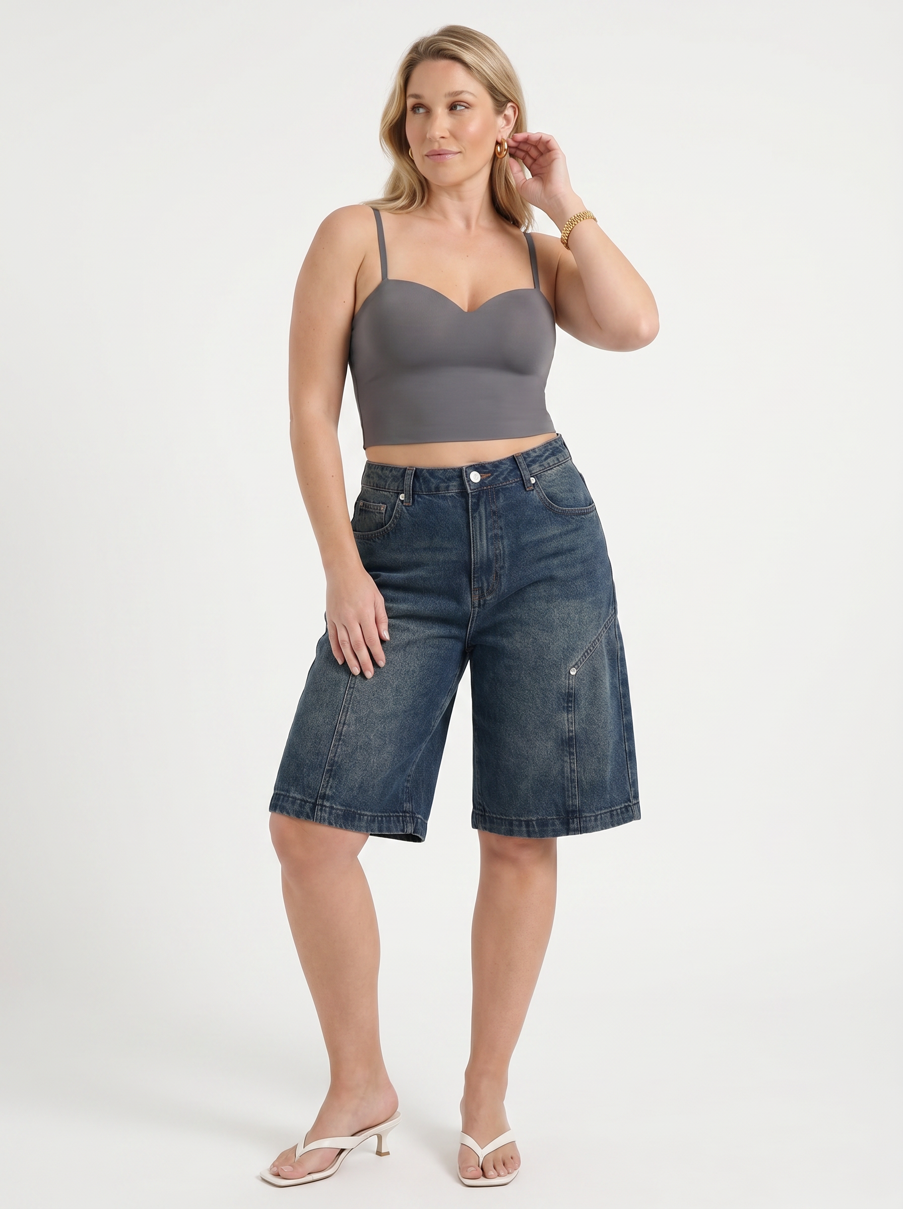 Caretta Jeans-Bermudashorts im Cargo-Stil