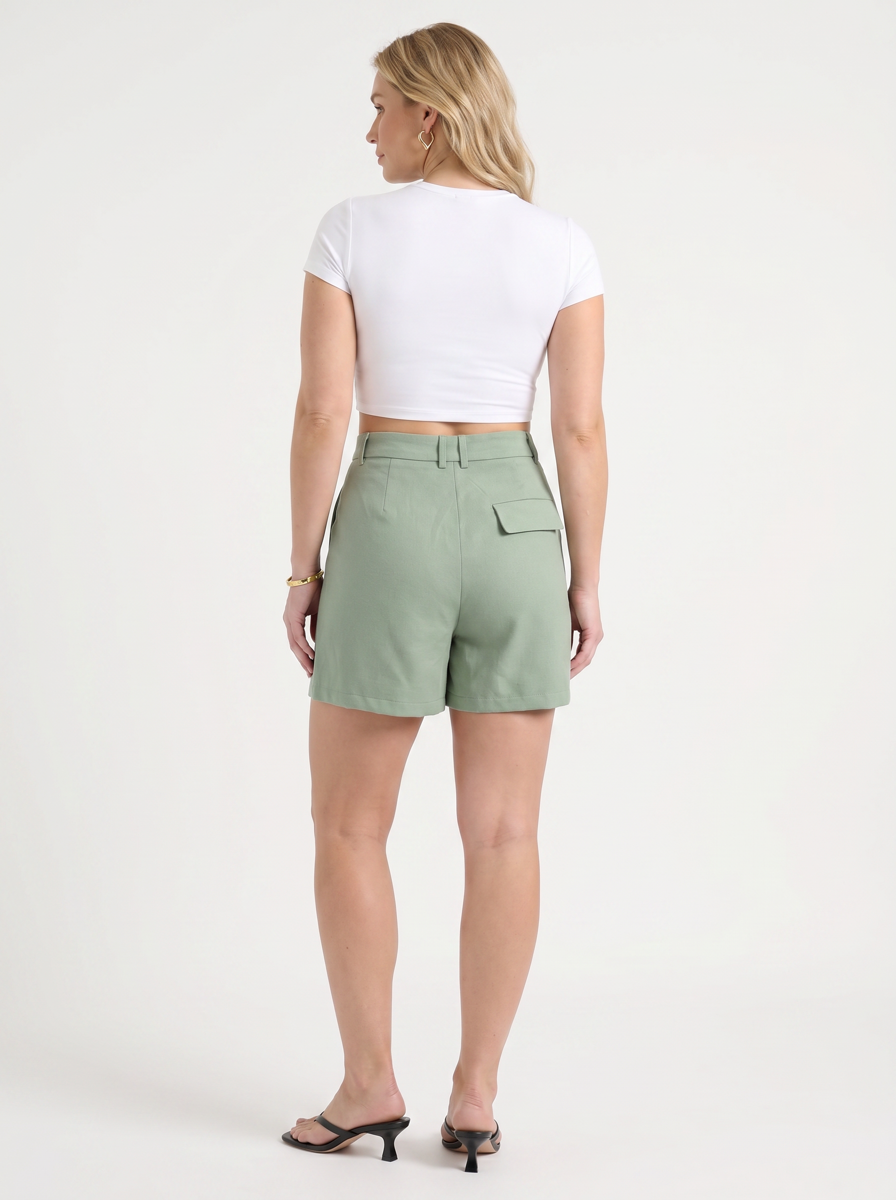 Sophia Shorts in Leinenoptik