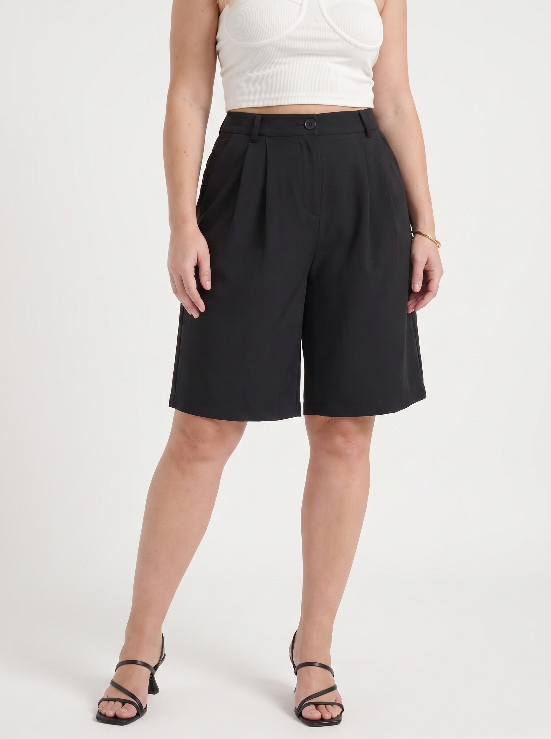 Xylene Bermudashorts mit Bundfalten
