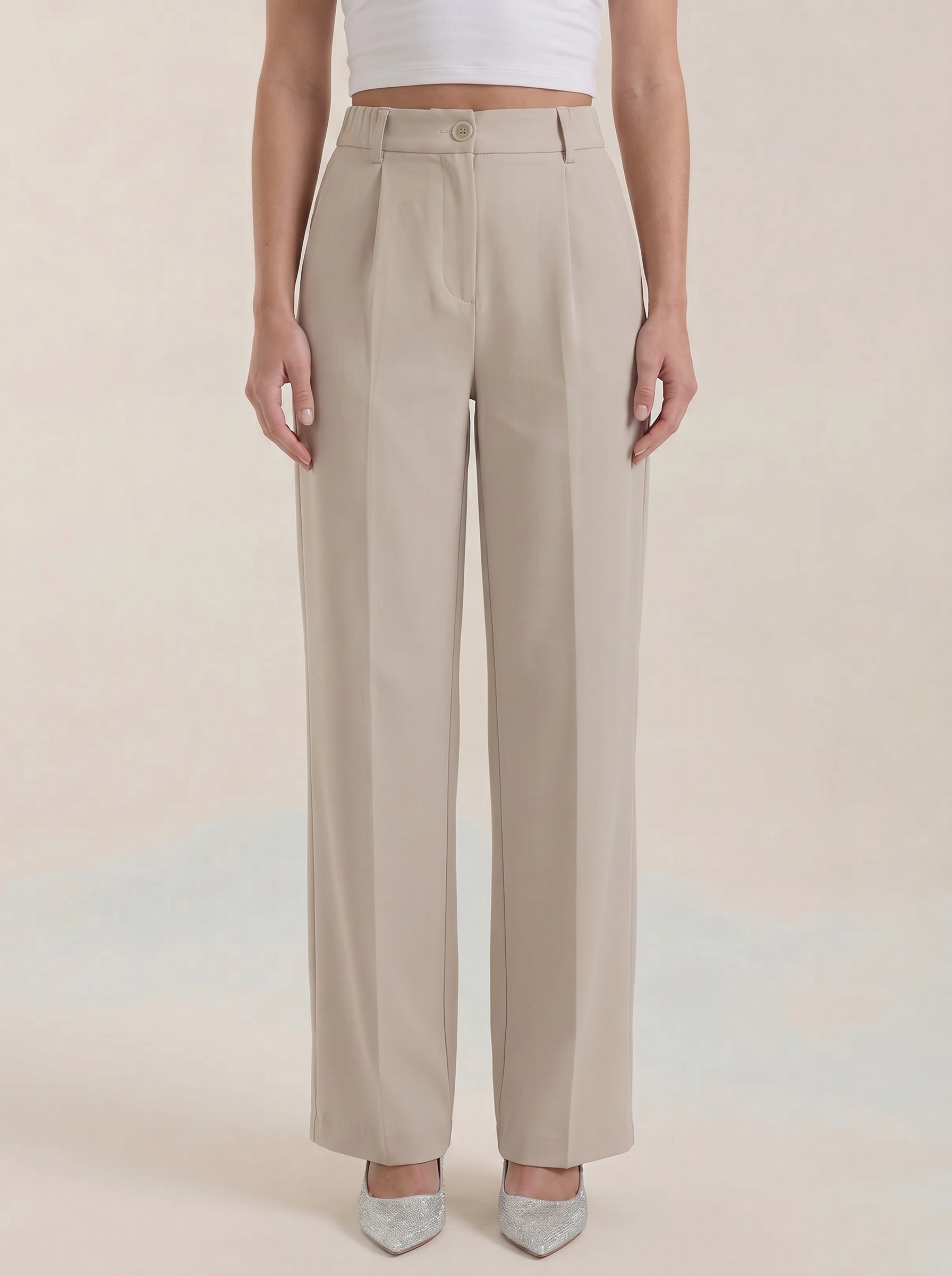 Rebecca High Waist Stoffhose