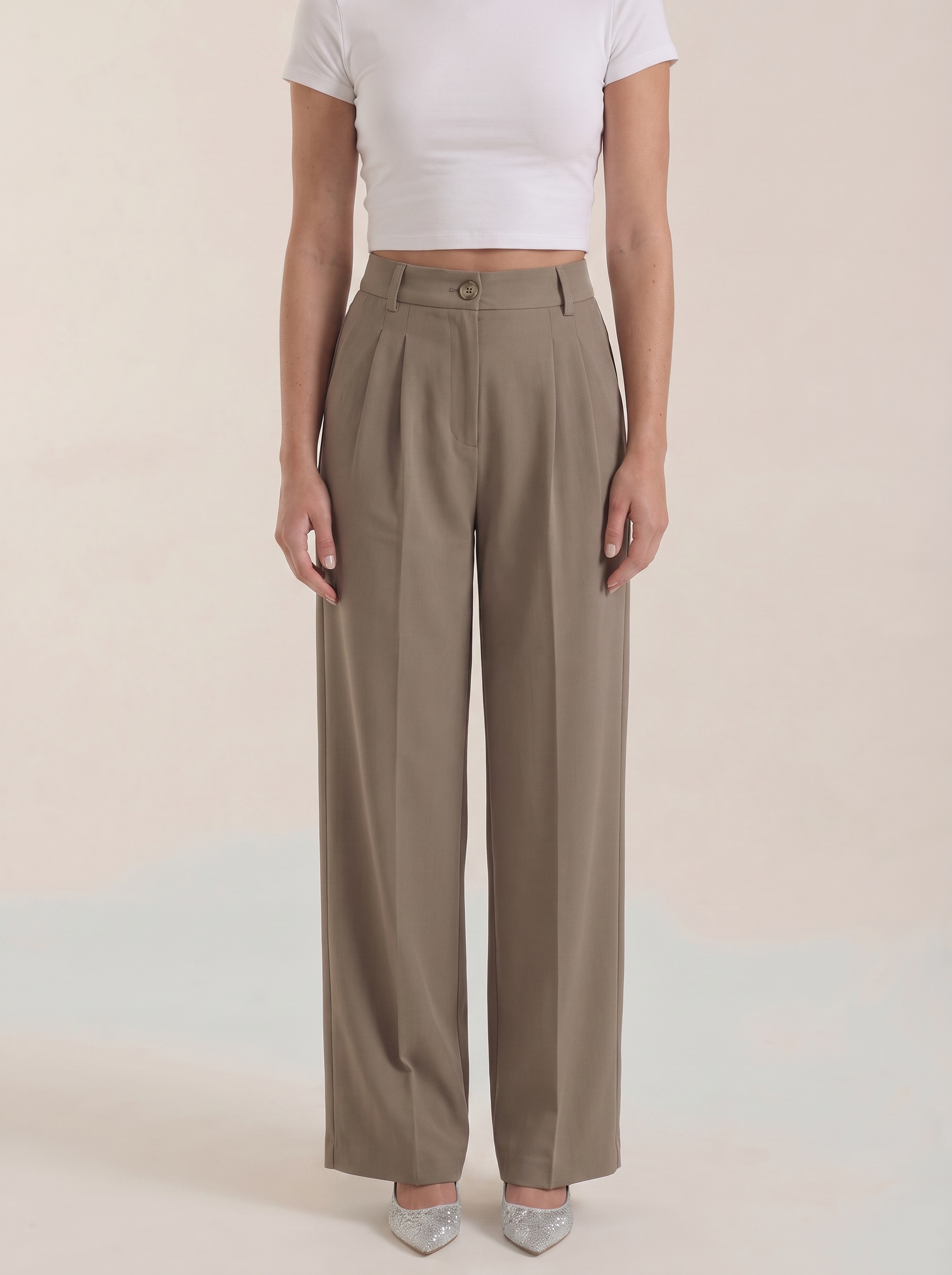 Rebecca High Waist Stoffhose