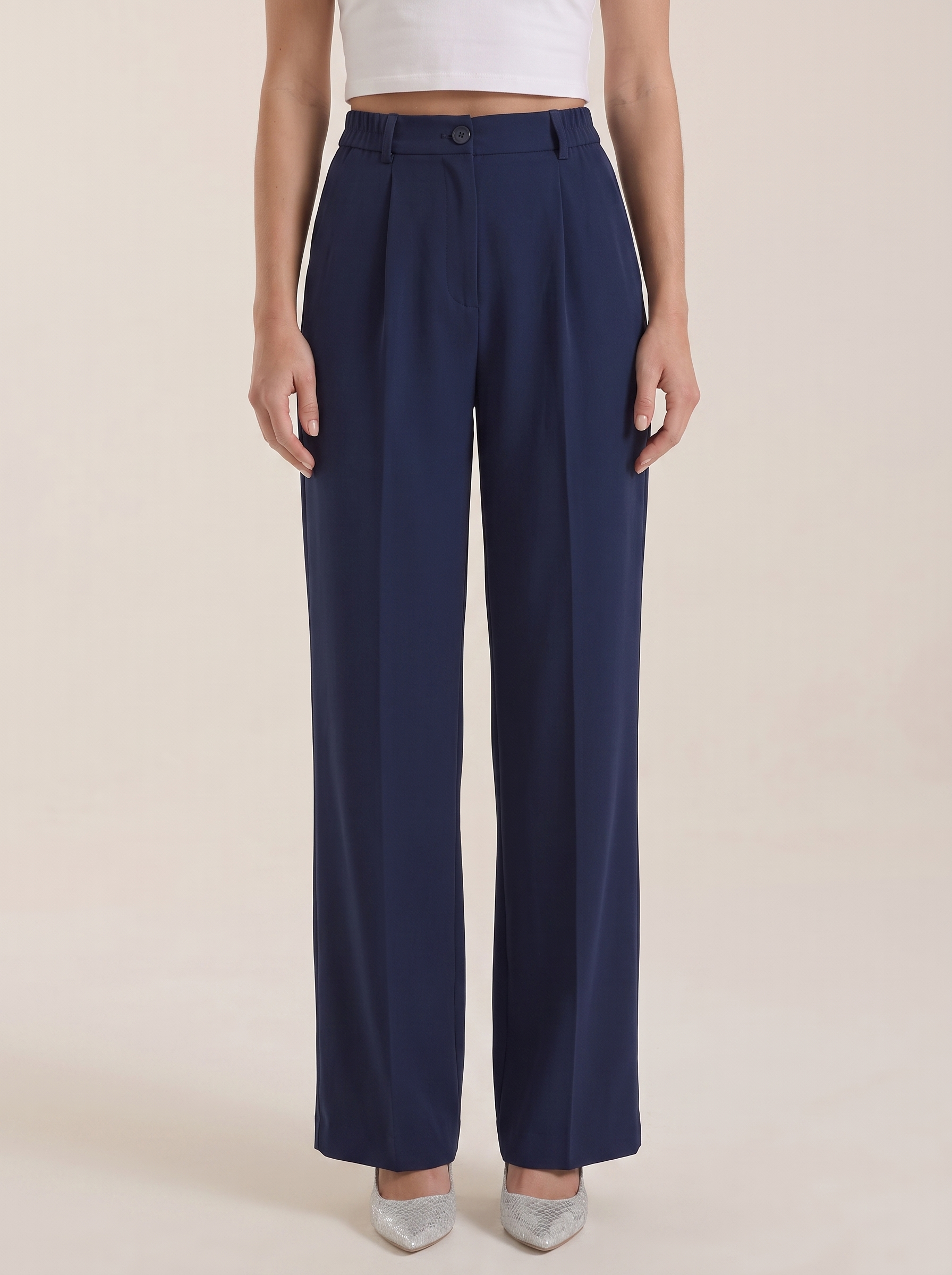 Rebecca High Waist Stoffhose