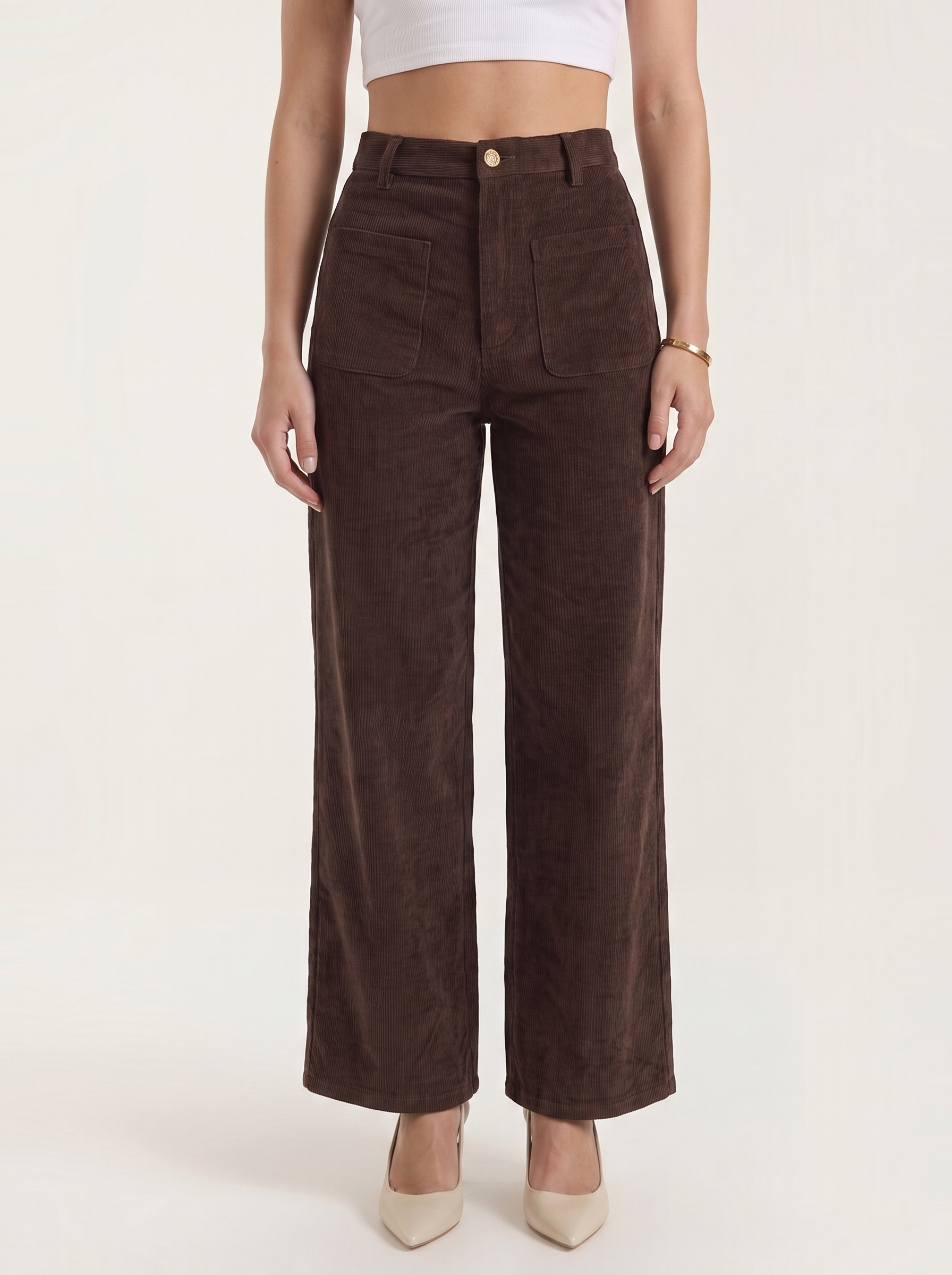 Allison Weite Cordhose