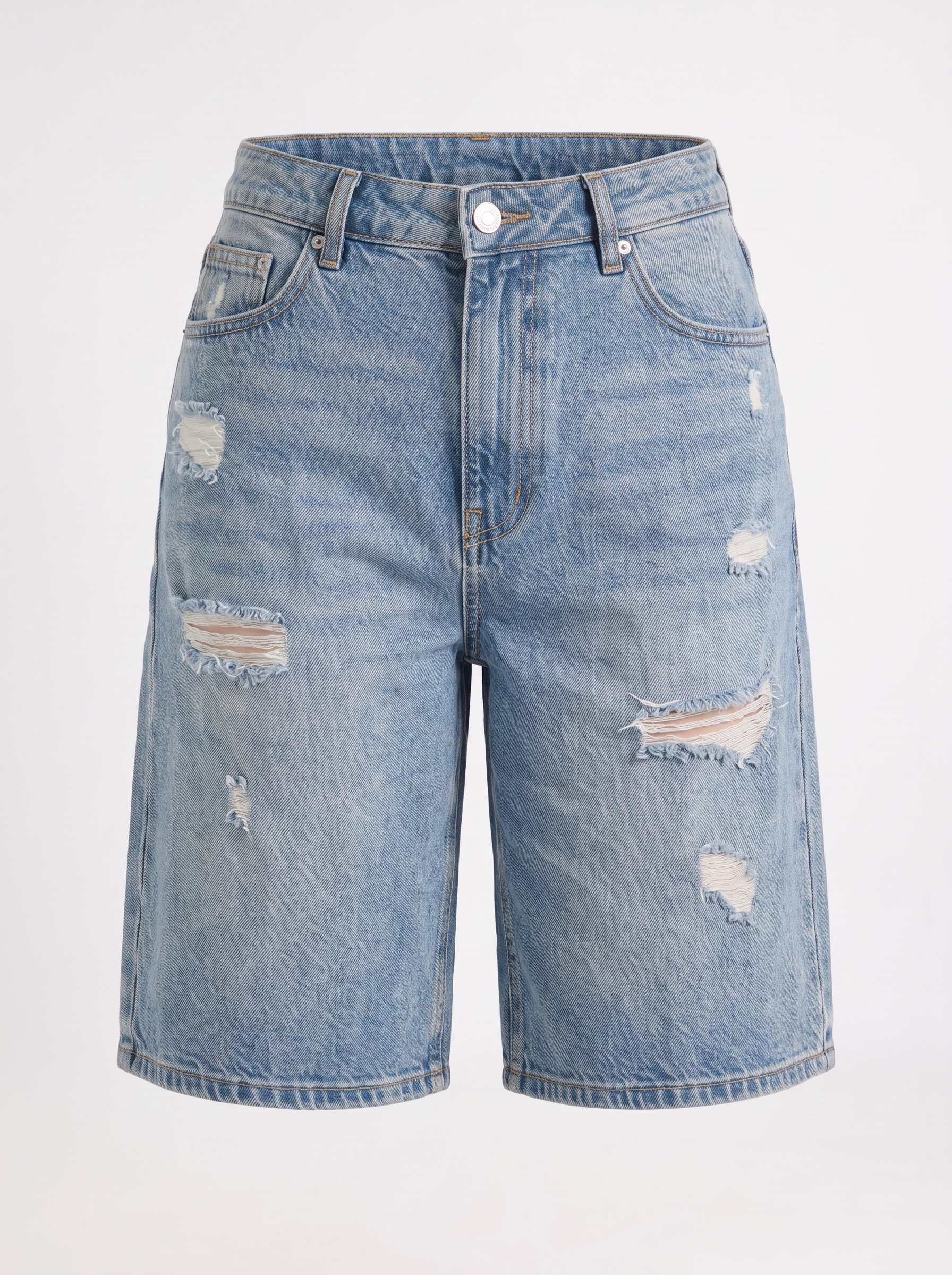 Fergie High-Waist-Bermudashorts
