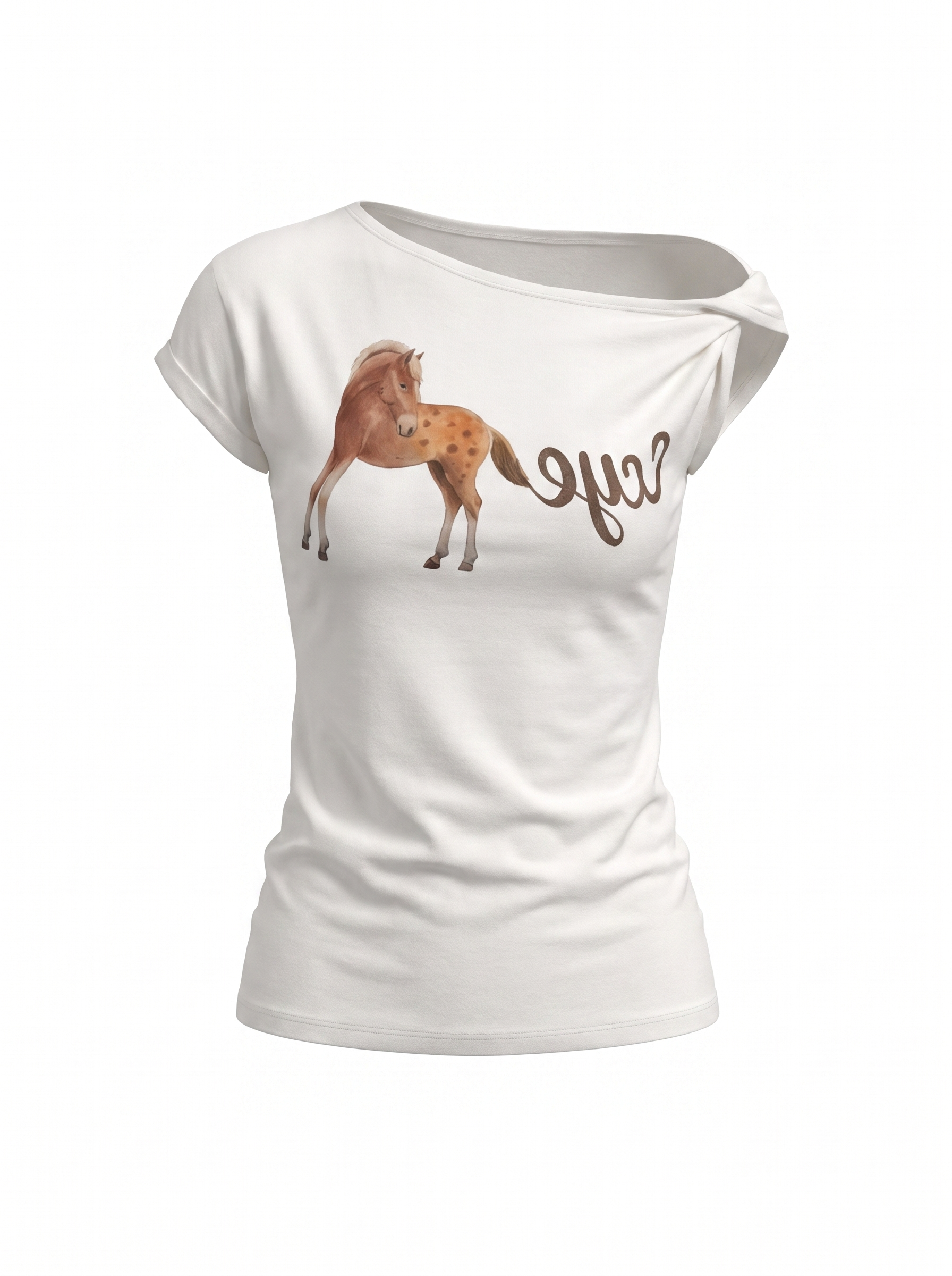 Alina Off-Shoulder-Top mit Print