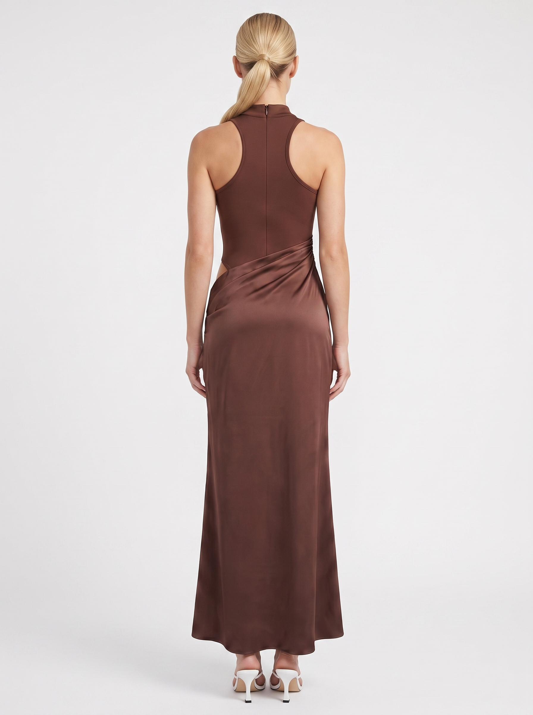Hester Maxikleid mit Rollkragen