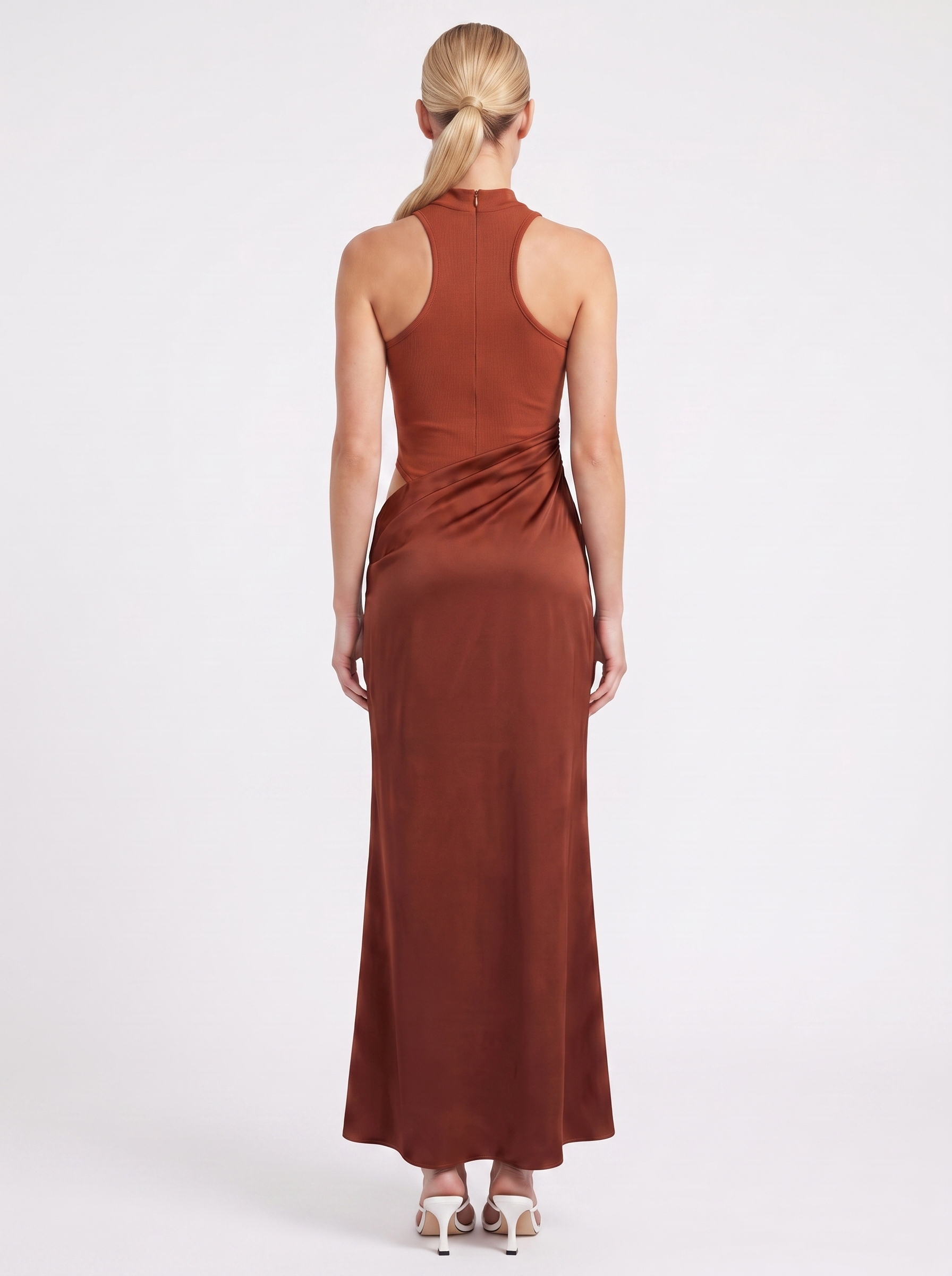 Hester Maxikleid mit Rollkragen