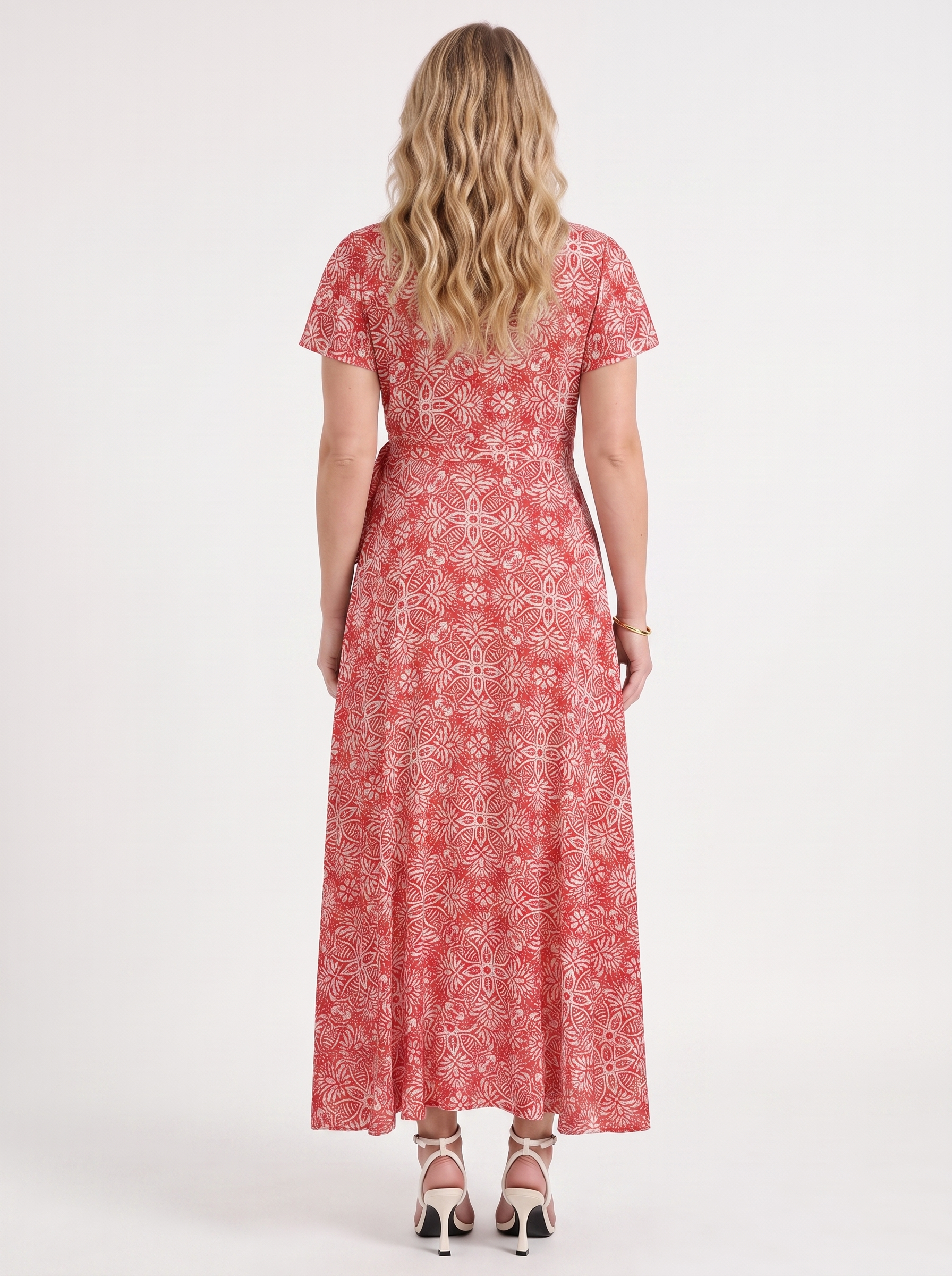 Sorina Wickelmaxikleid mit Print