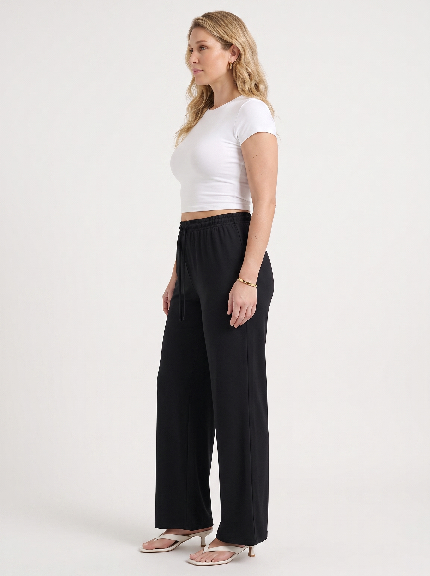 Kendra weite Hose mit Kordelzug