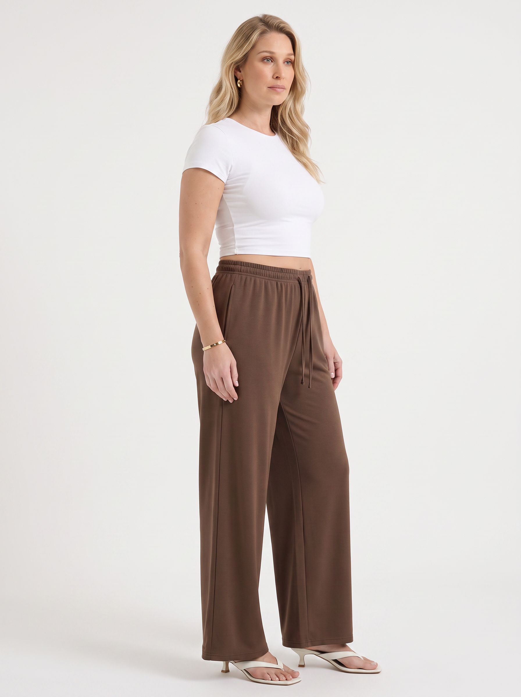Kendra weite Hose mit Kordelzug