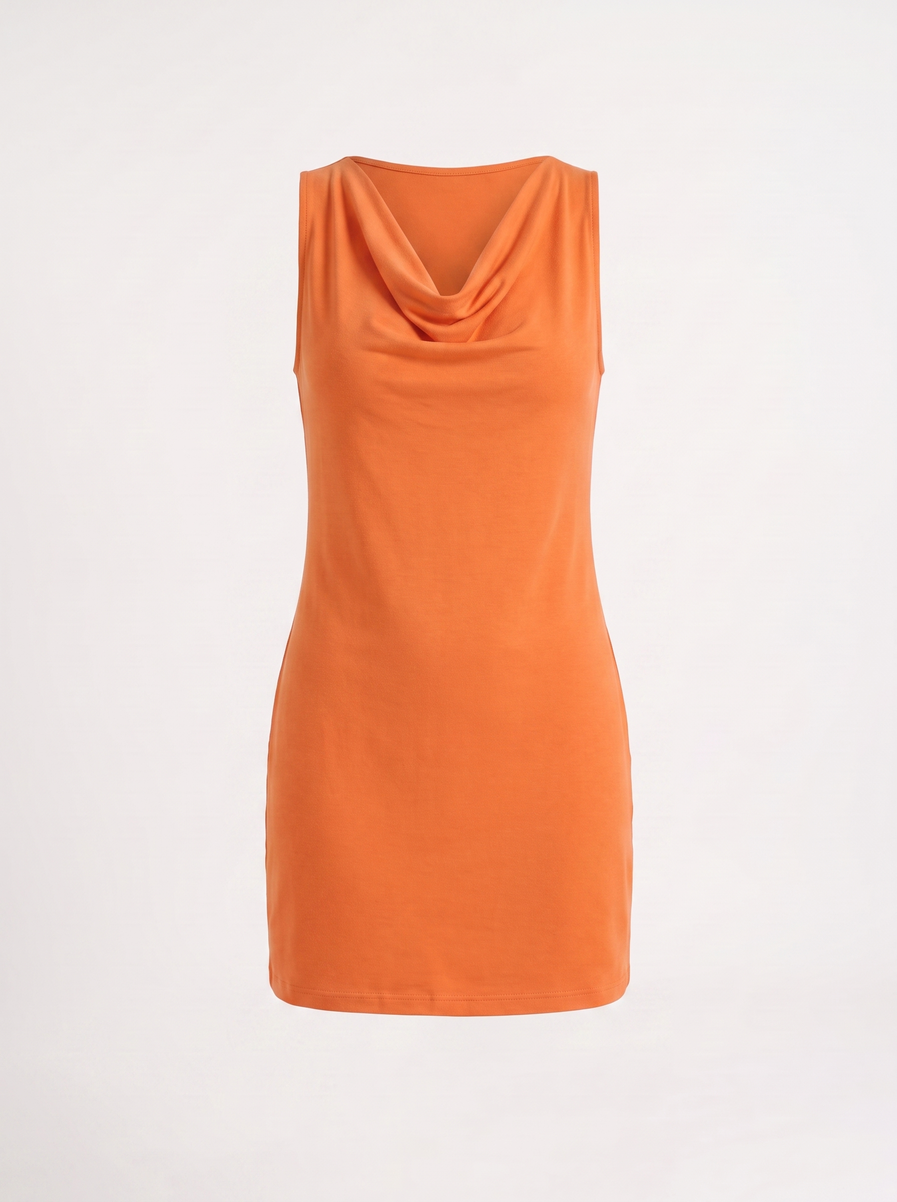 Leela Minikleid mit Wasserfallausschnitt