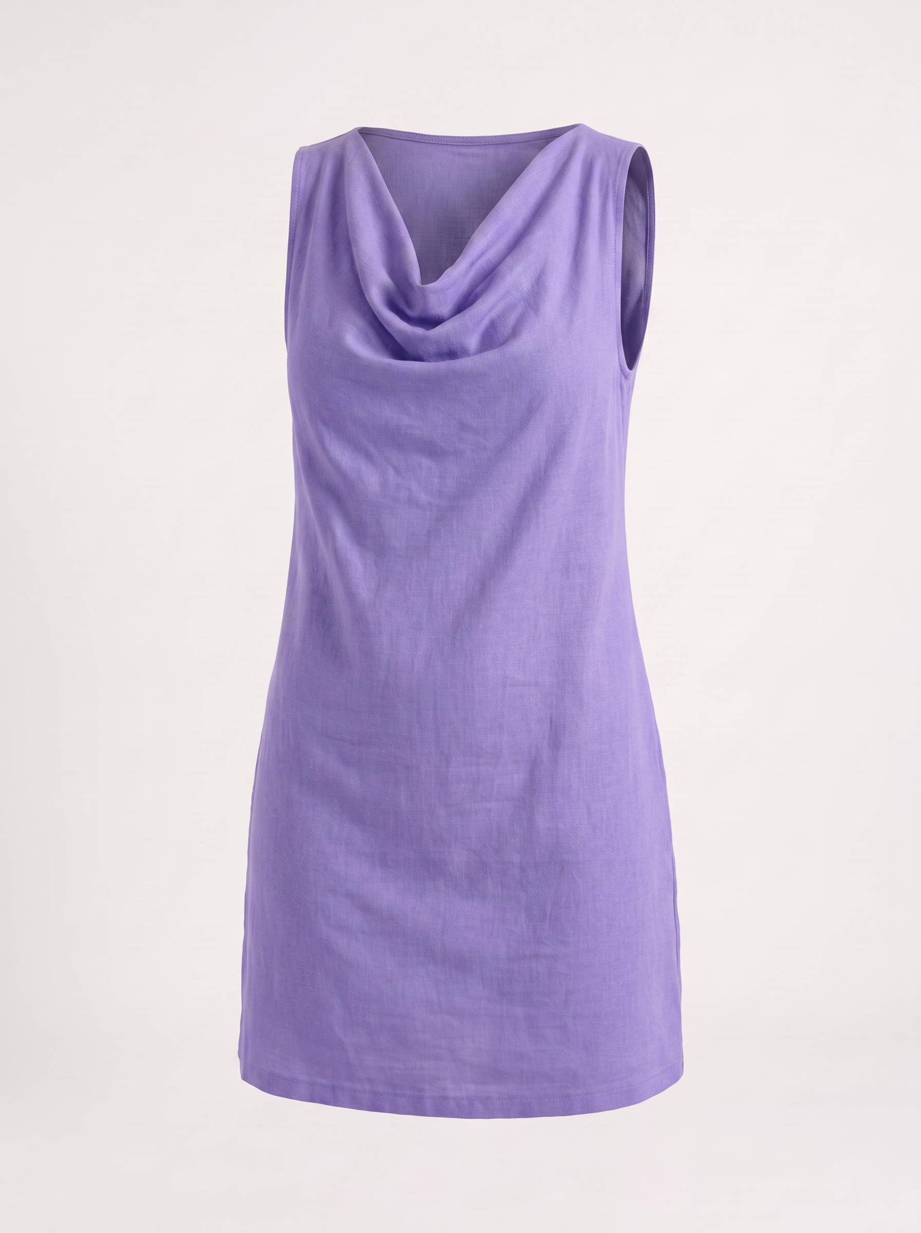 Leela Minikleid mit Wasserfallausschnitt