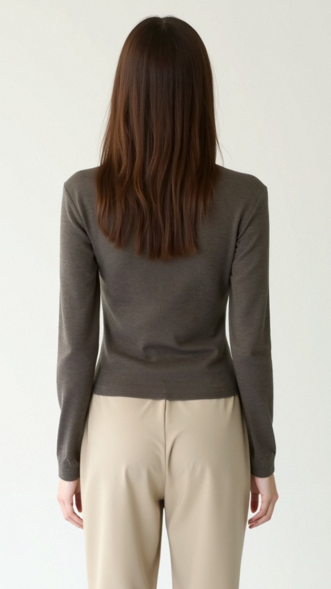 Barbara Chic Cutout Langarm-Strickoberteil