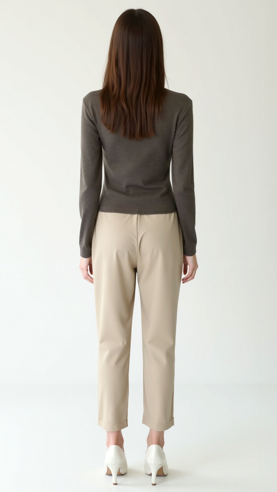 Barbara Chic Cutout Langarm-Strickoberteil