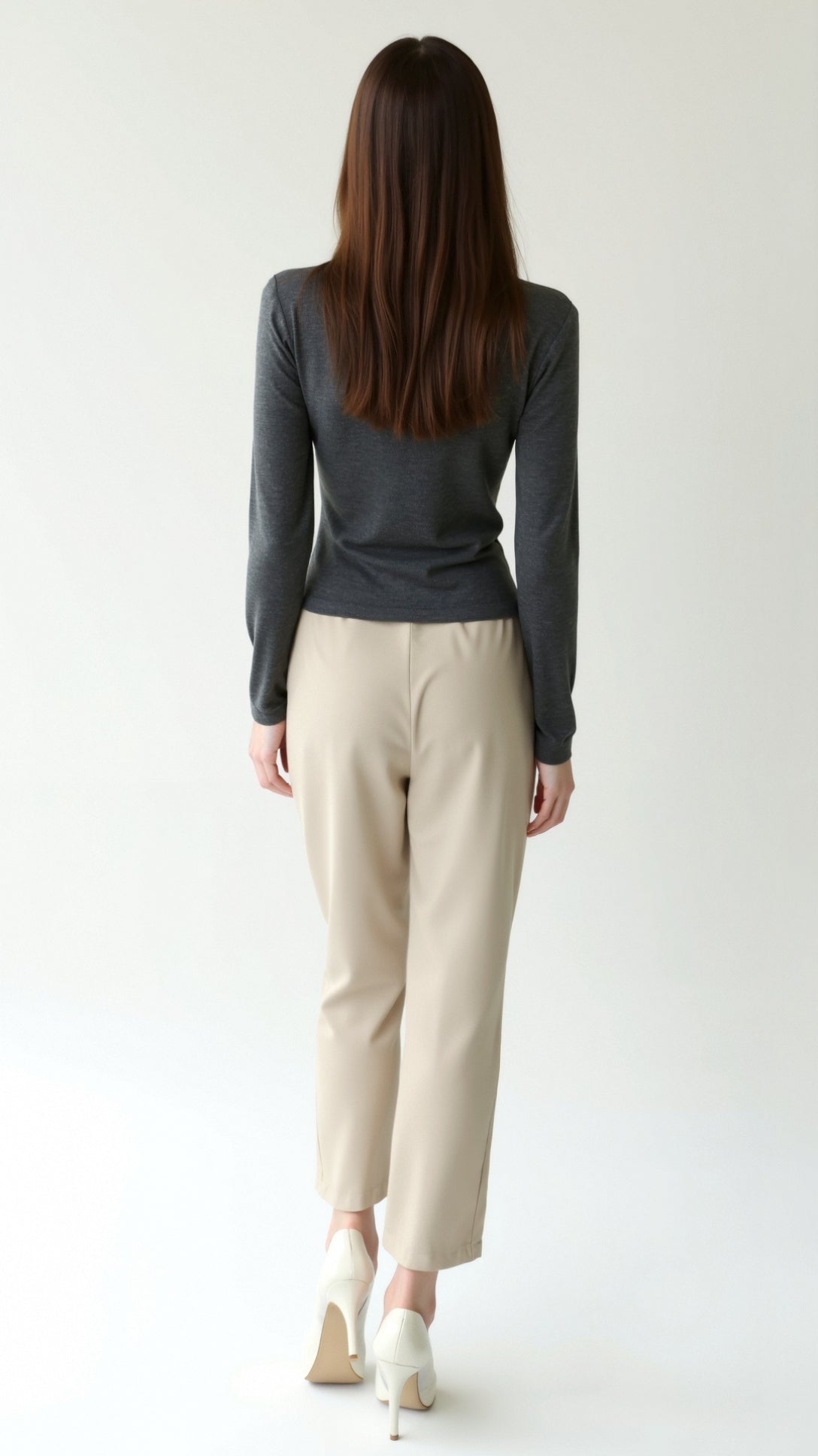 Barbara Chic Cutout Langarm-Strickoberteil