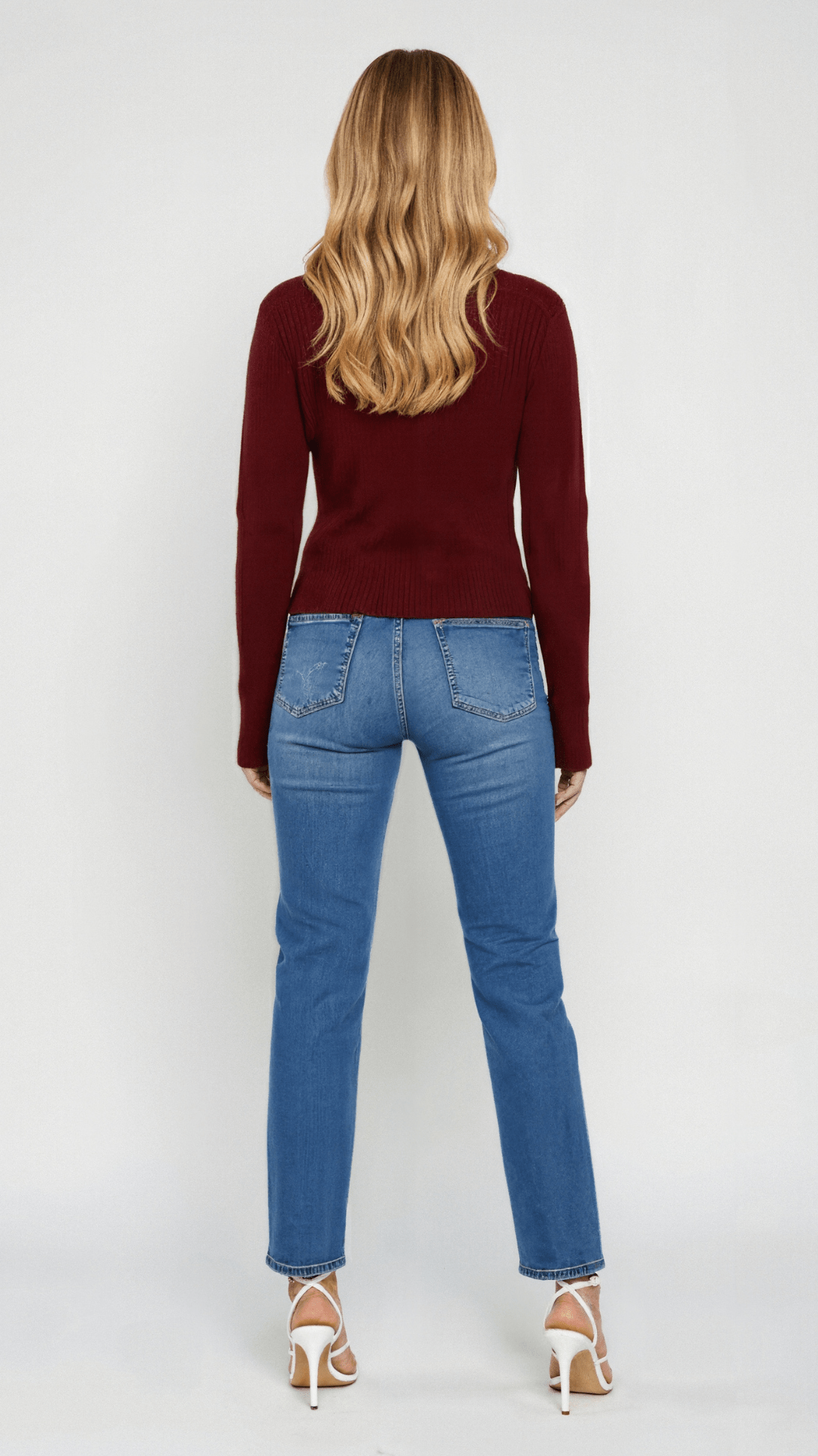 Betty Knopfleiste Strickoberteil