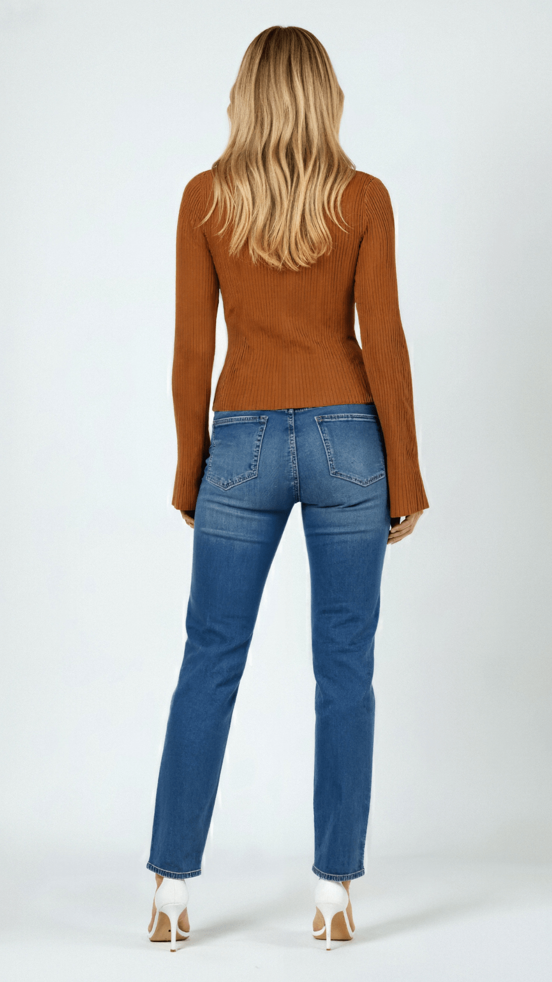 Betty Knopfleiste Strickoberteil