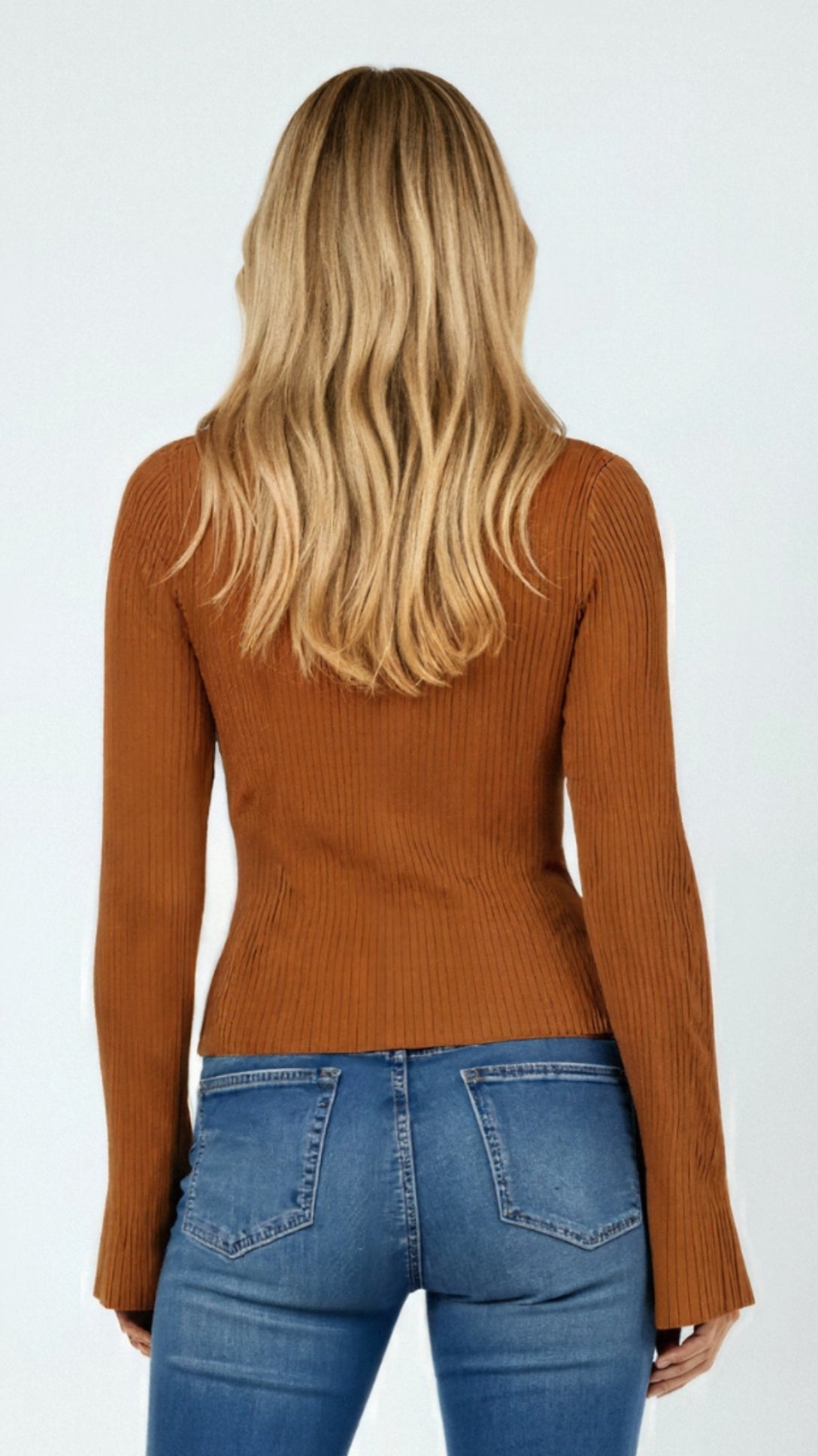 Betty Knopfleiste Strickoberteil