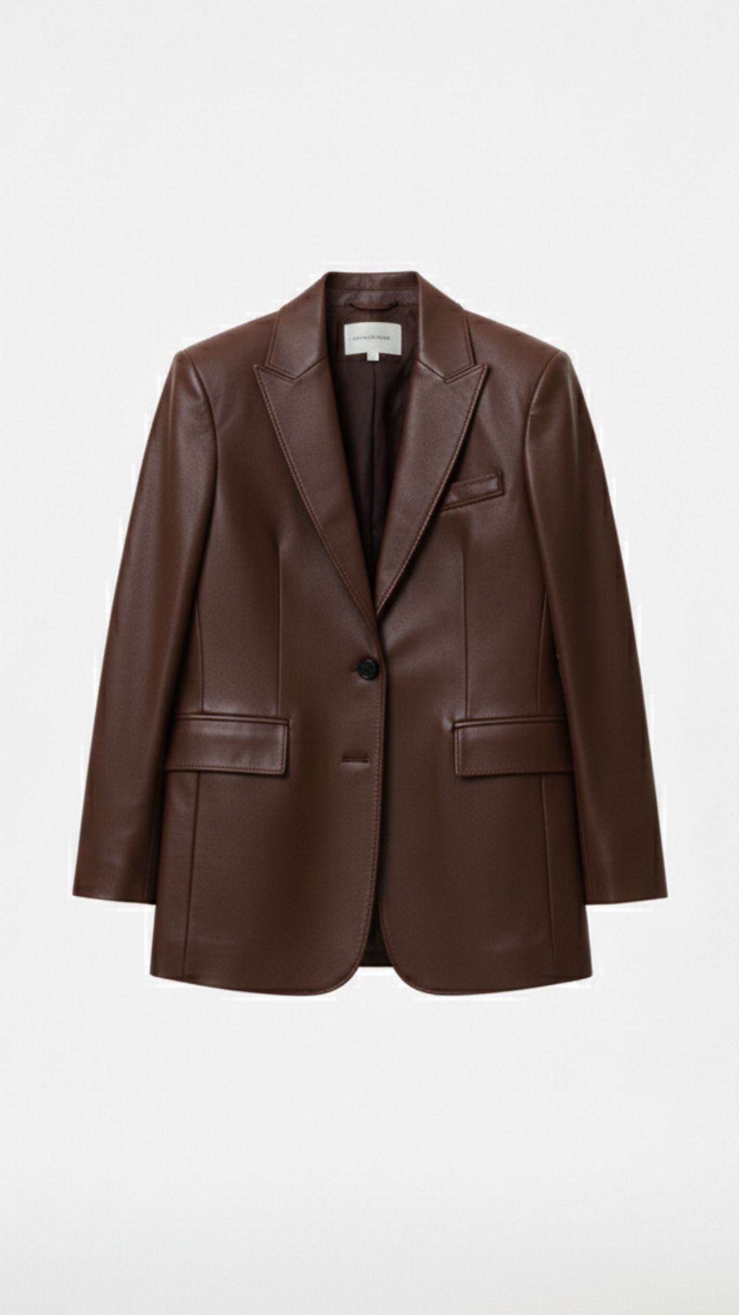 Catherine Oversized Lederblazer