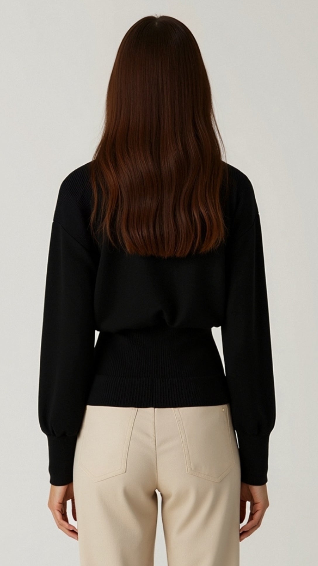 Christine Chic Cardigan mit tiefem V-Ausschnitt