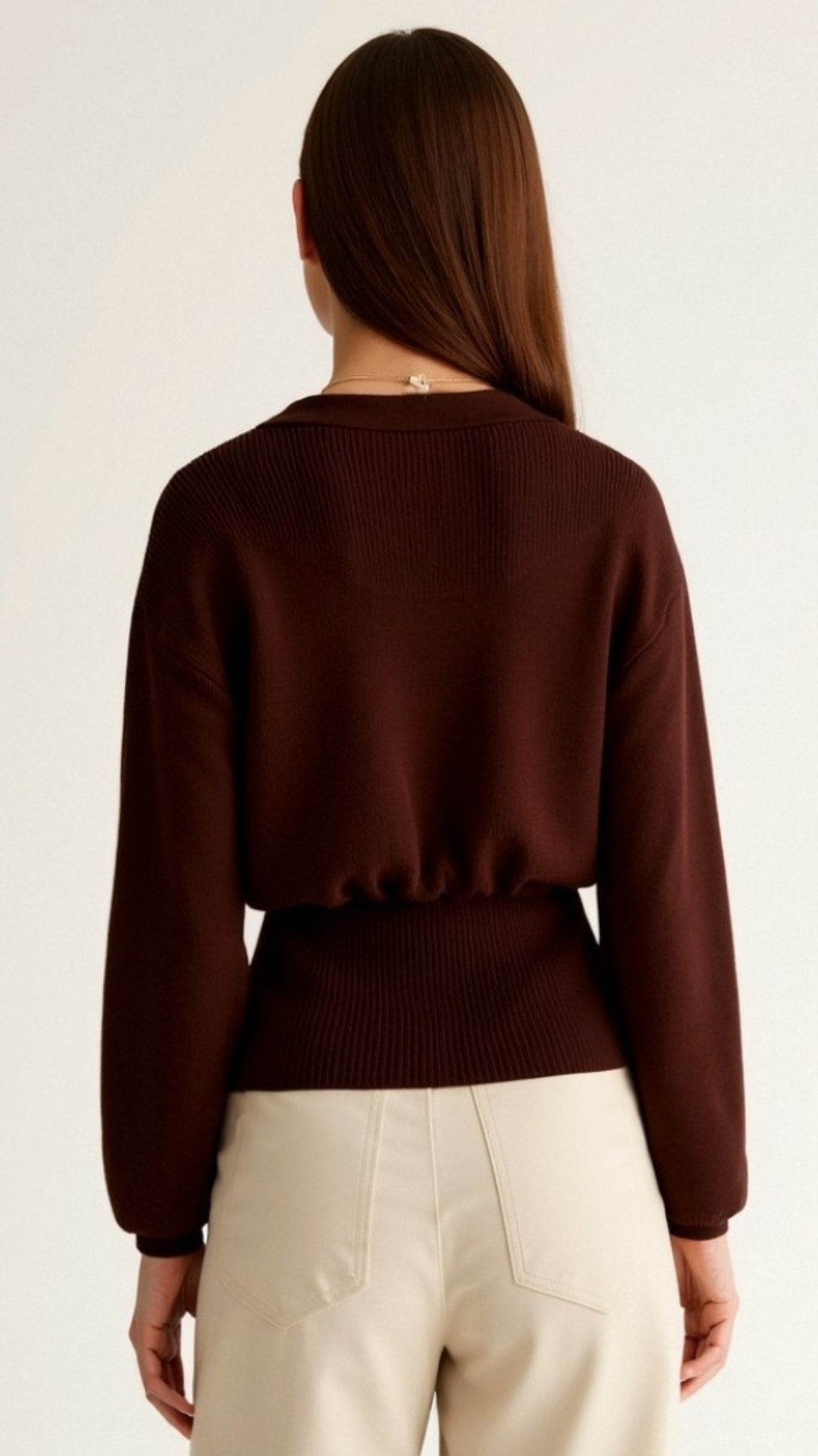 Christine Chic Cardigan mit tiefem V-Ausschnitt