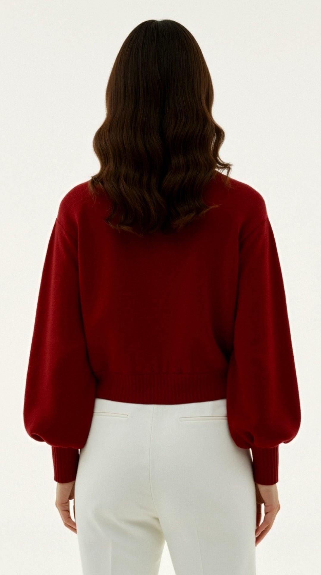 Cynthia Strickoberteil mit Schleife