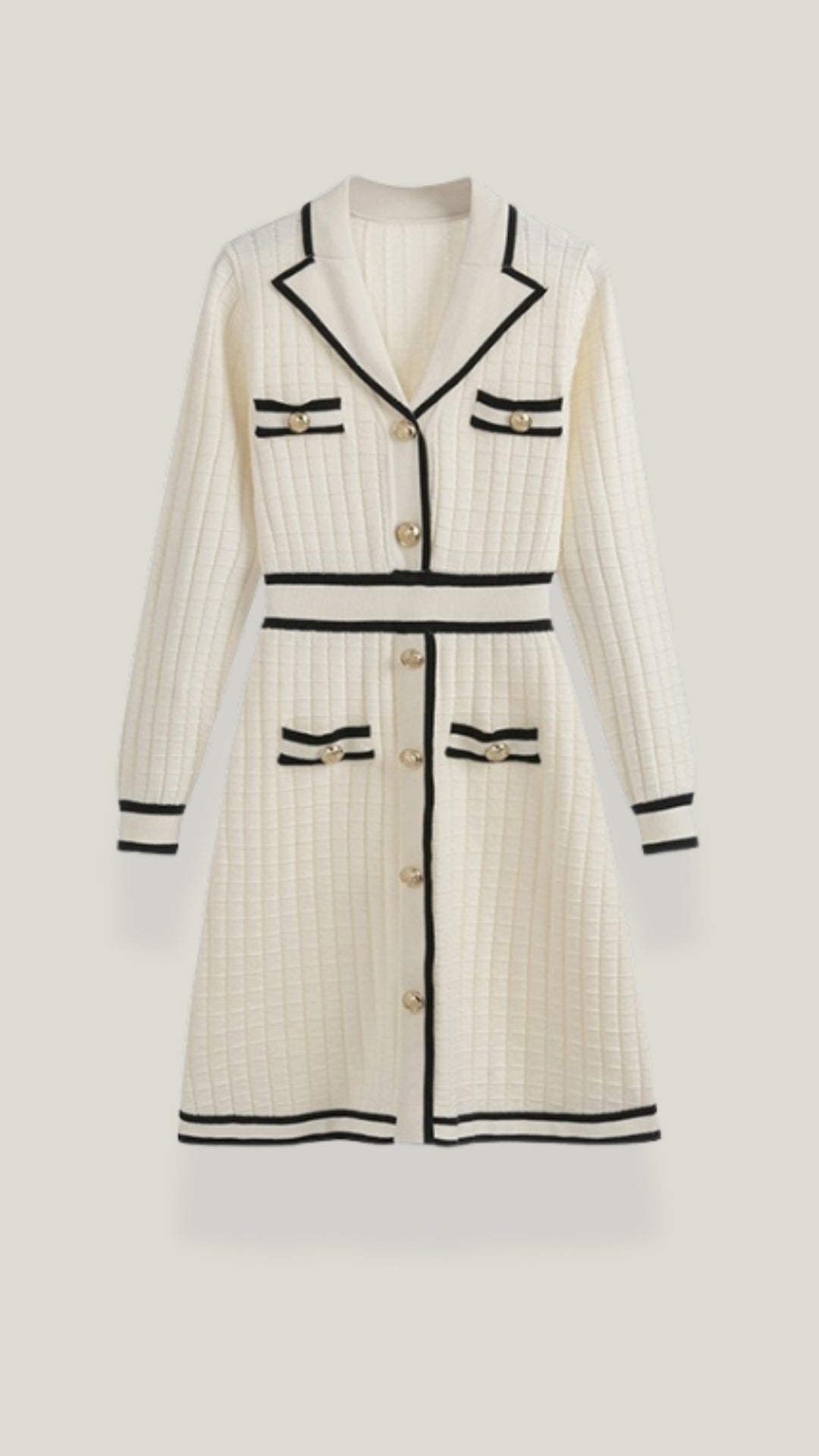 Tracy Mini-Kleid mit Kontrastbesatz