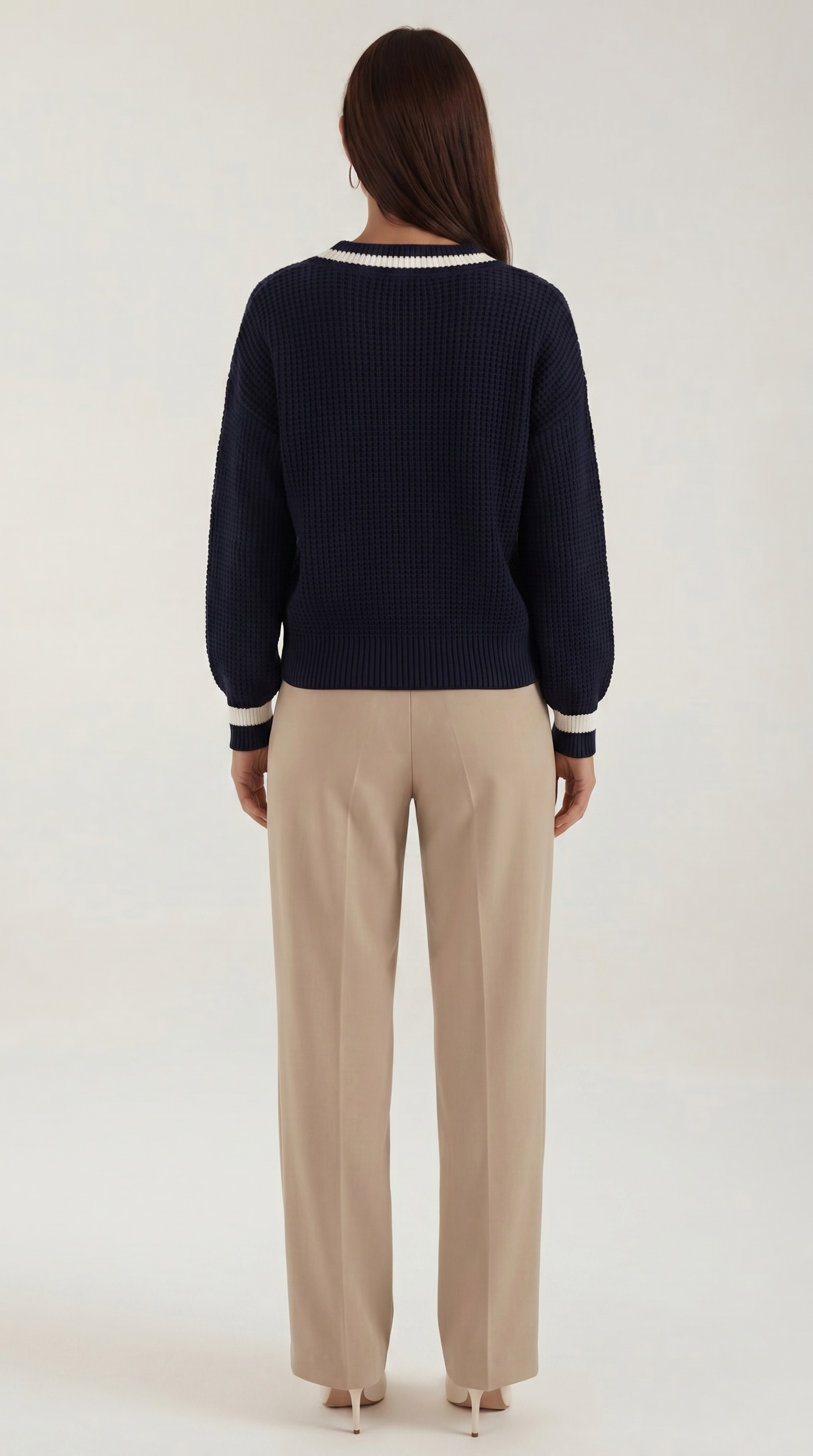 Tina Strickpullover mit tiefem V-Ausschnitt