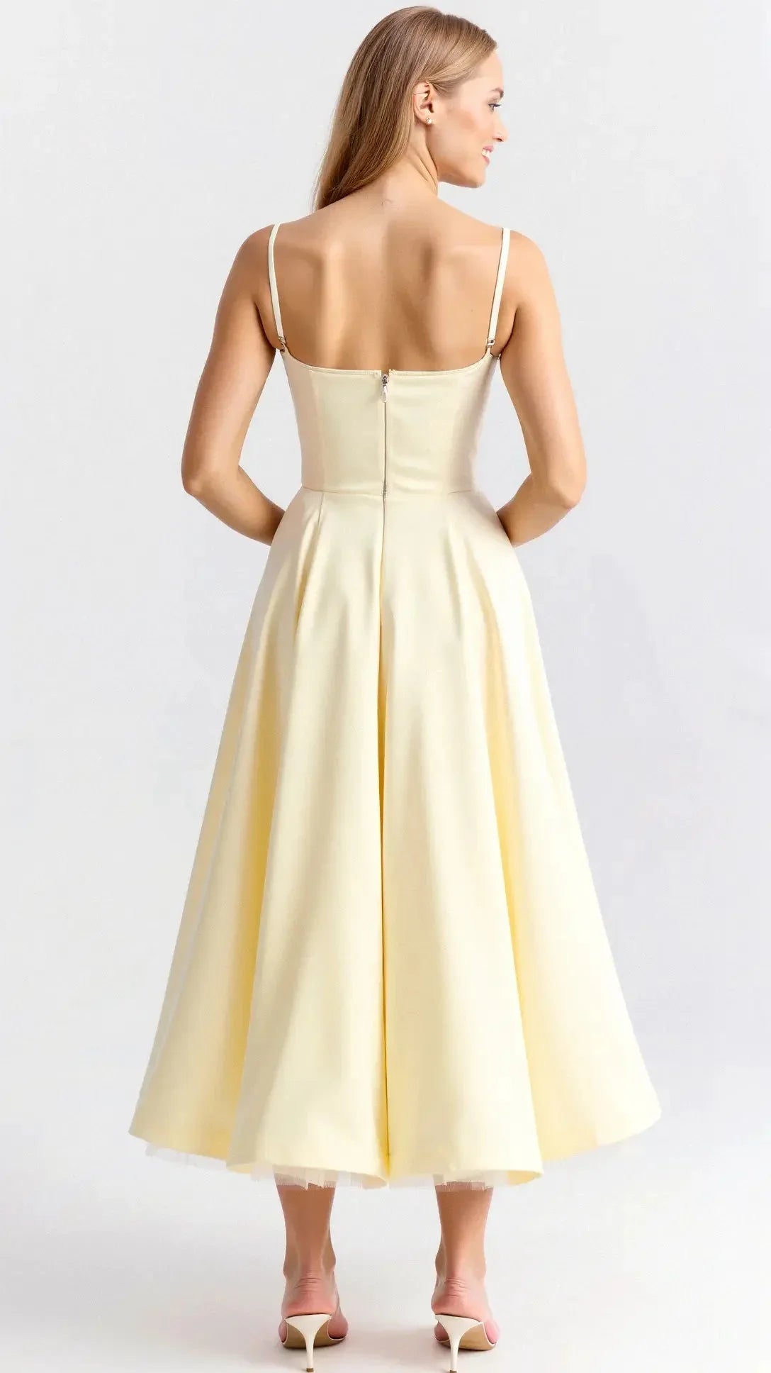 Isolde Tüll-Midikleid