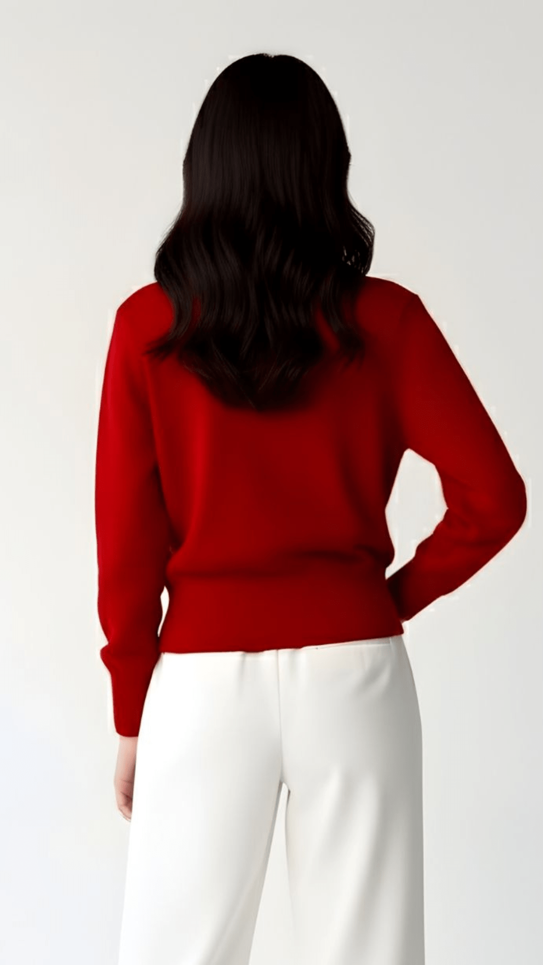 Jessica Cardigan mit V-Ausschnitt und Knöpfen