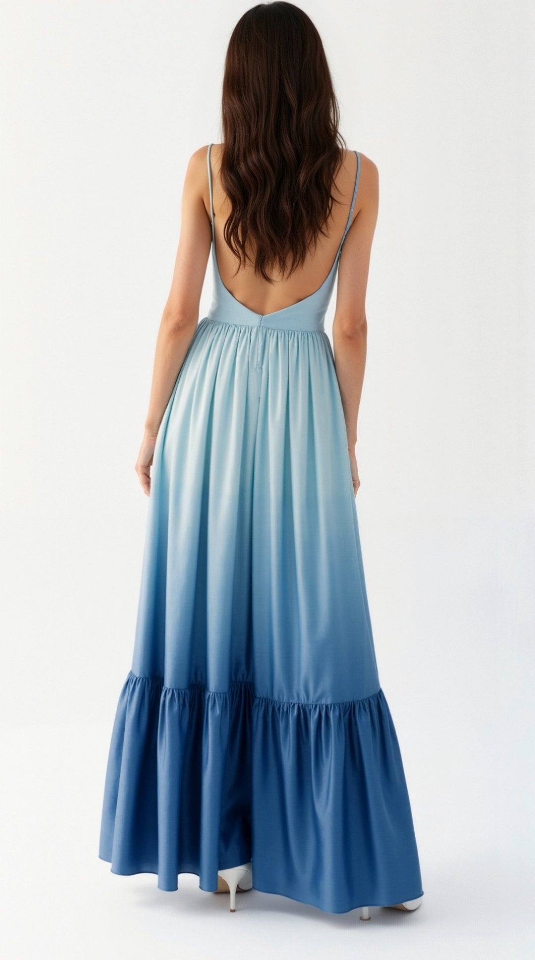 Laura Maxikleid mit Ausschnitt