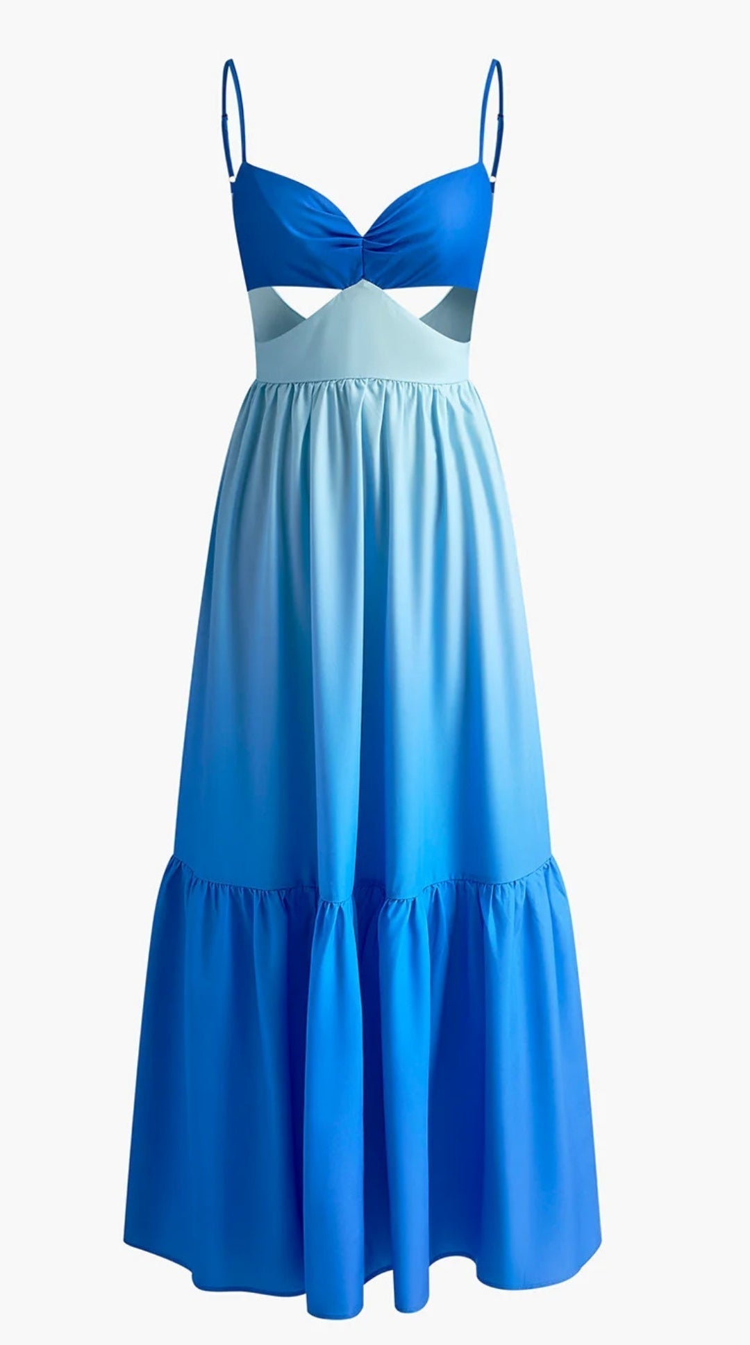 Laura Maxikleid mit Ausschnitt