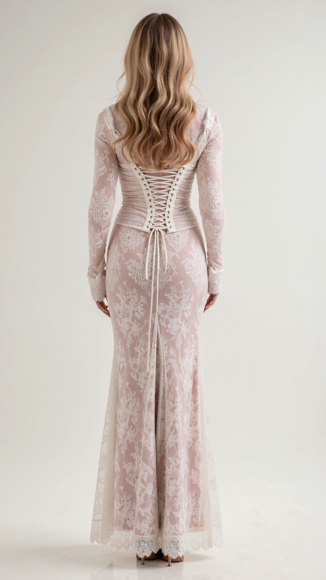 Nerissa Spitzen-Maxikleid