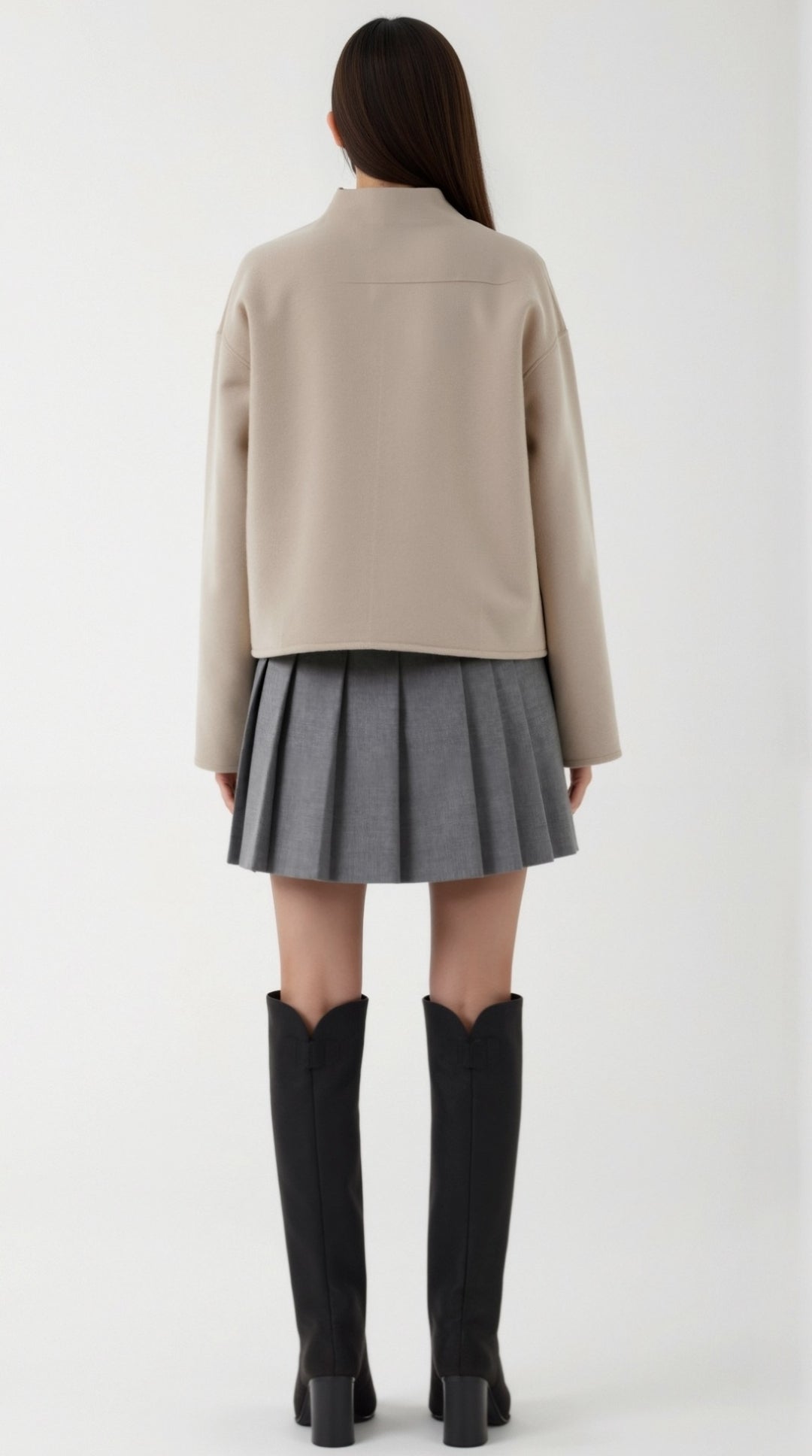 Pamela Oversized-Jacke mit Knöpfen