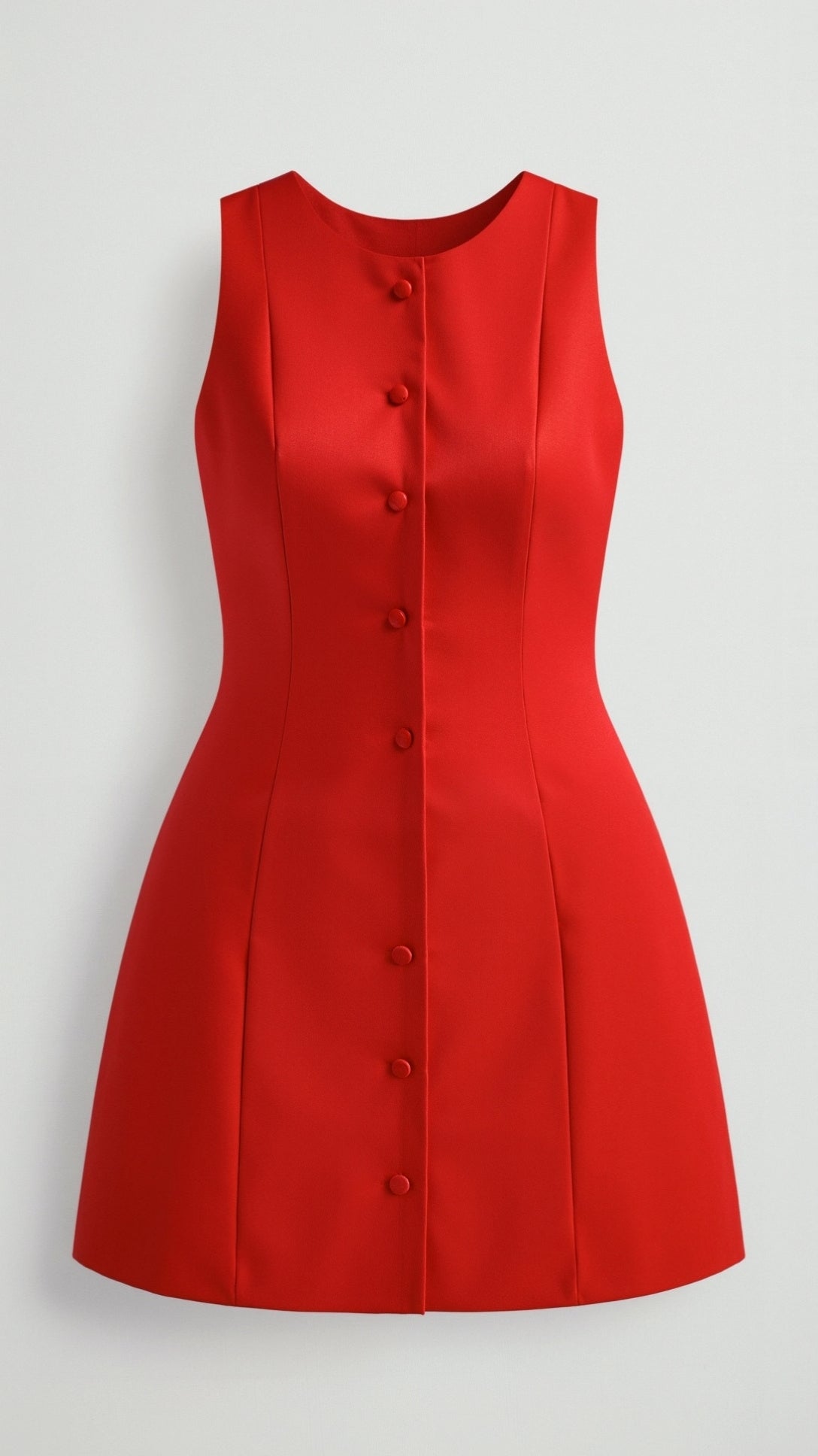 Patricia Ärmelloses Minikleid mit Knöpfen