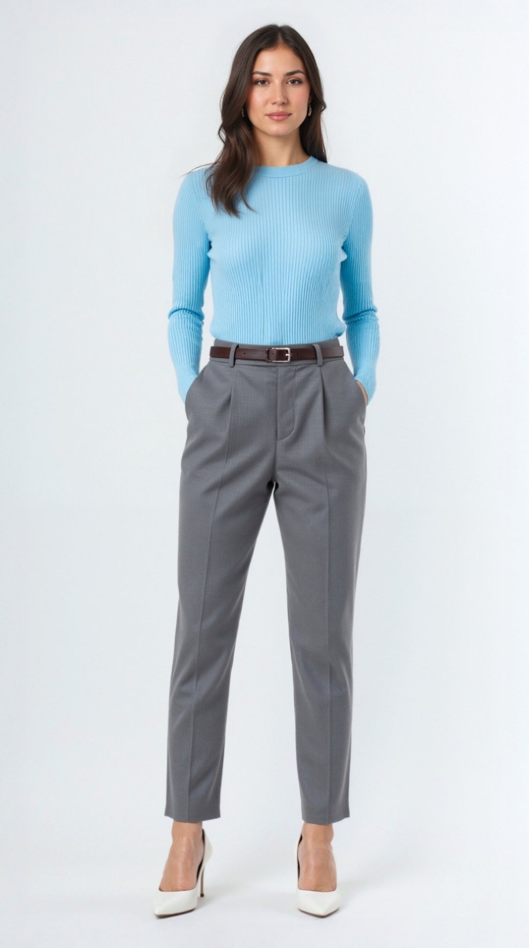 Ruth Cloud-Strick-Langarmshirt