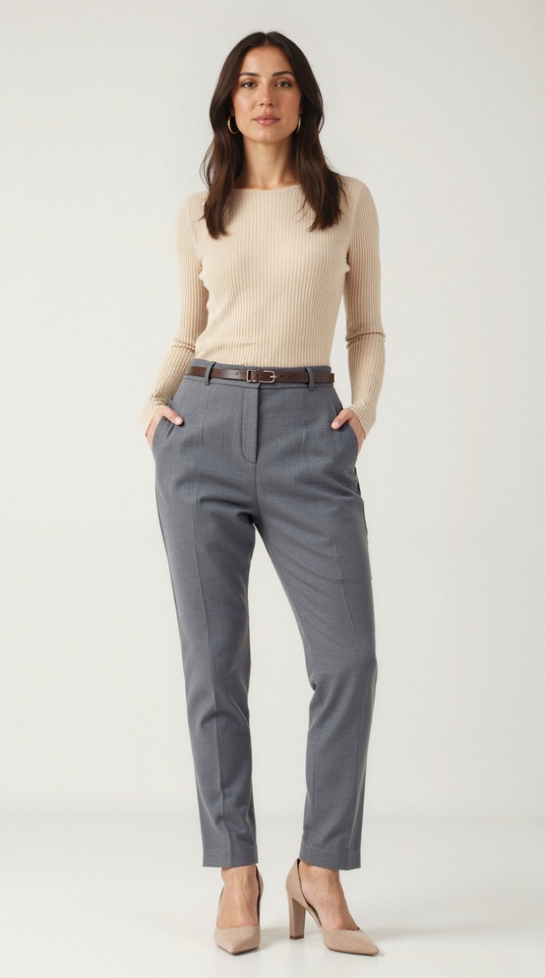 Ruth Cloud-Strick-Langarmshirt