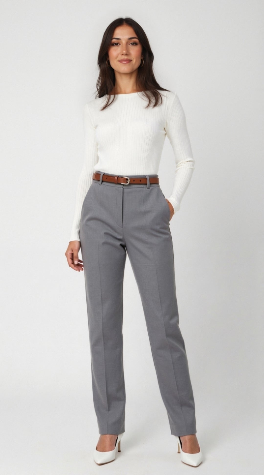 Ruth Cloud-Strick-Langarmshirt