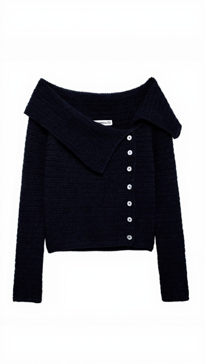 Sarah Asymmetrisches Strickoberteil