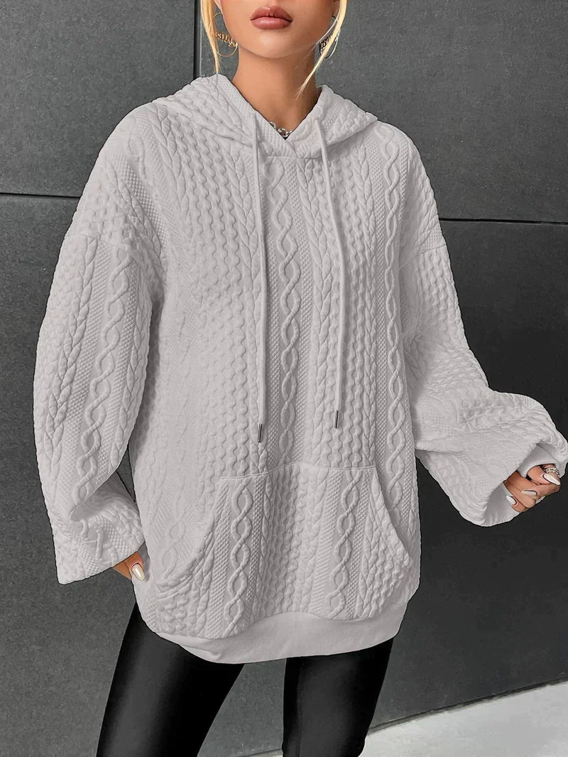 Luzia Pullover mit Zopfmuster