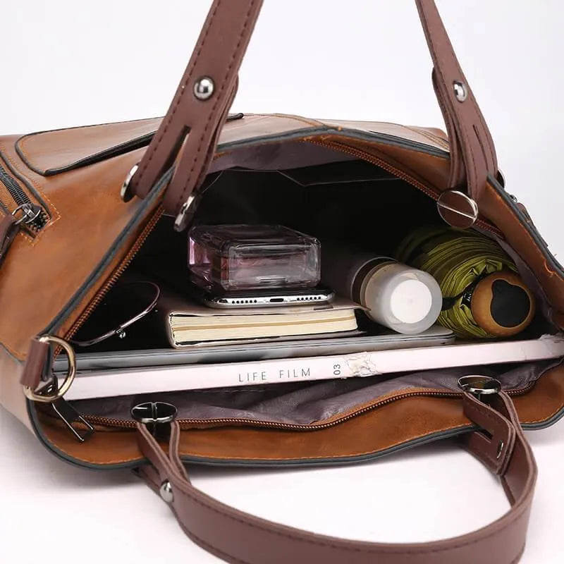 Thilde Henkeltasche aus Leder