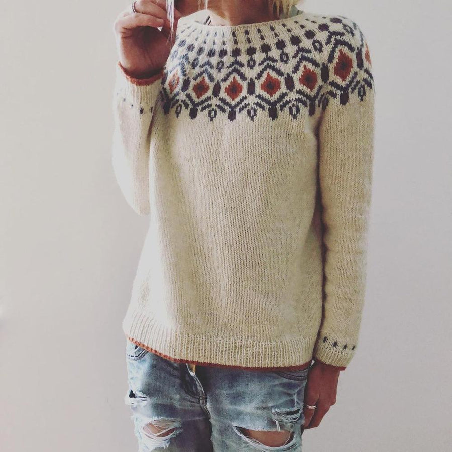 Philippa Pullover mit Norwegermuster