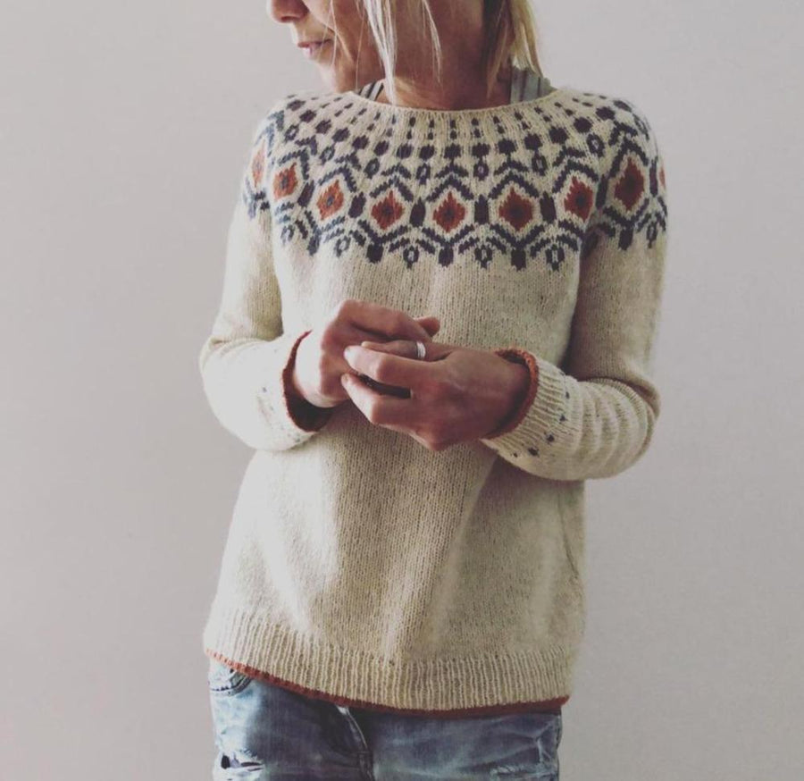 Philippa Pullover mit Norwegermuster