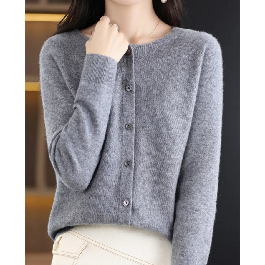 Livea Strickjacke mit Knopfdetails
