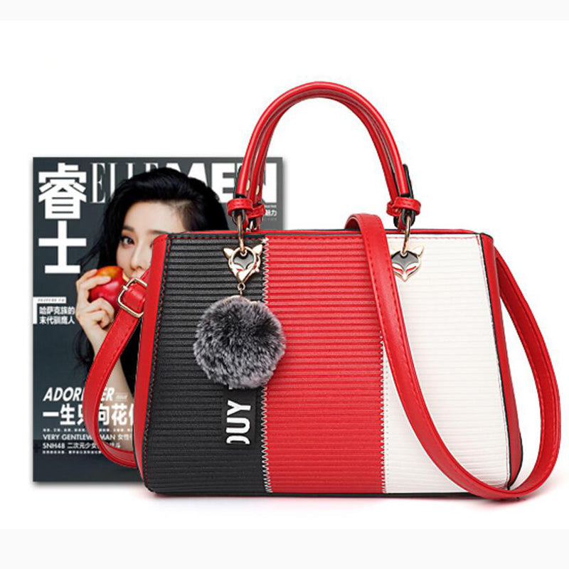 Sibylle Henkeltasche mit Colorblocking