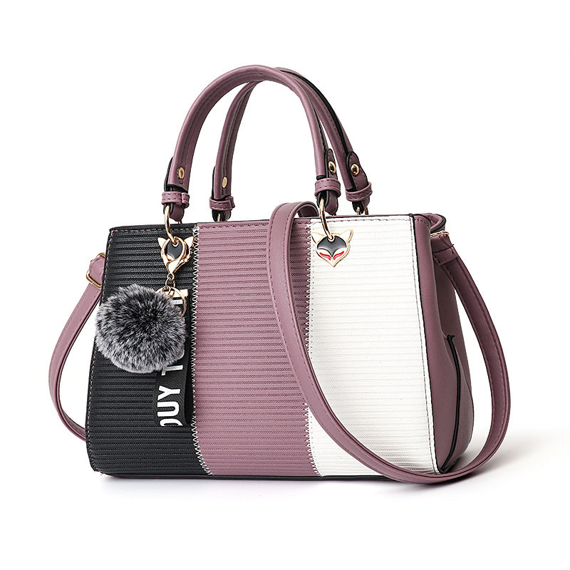 Sibylle Henkeltasche mit Colorblocking